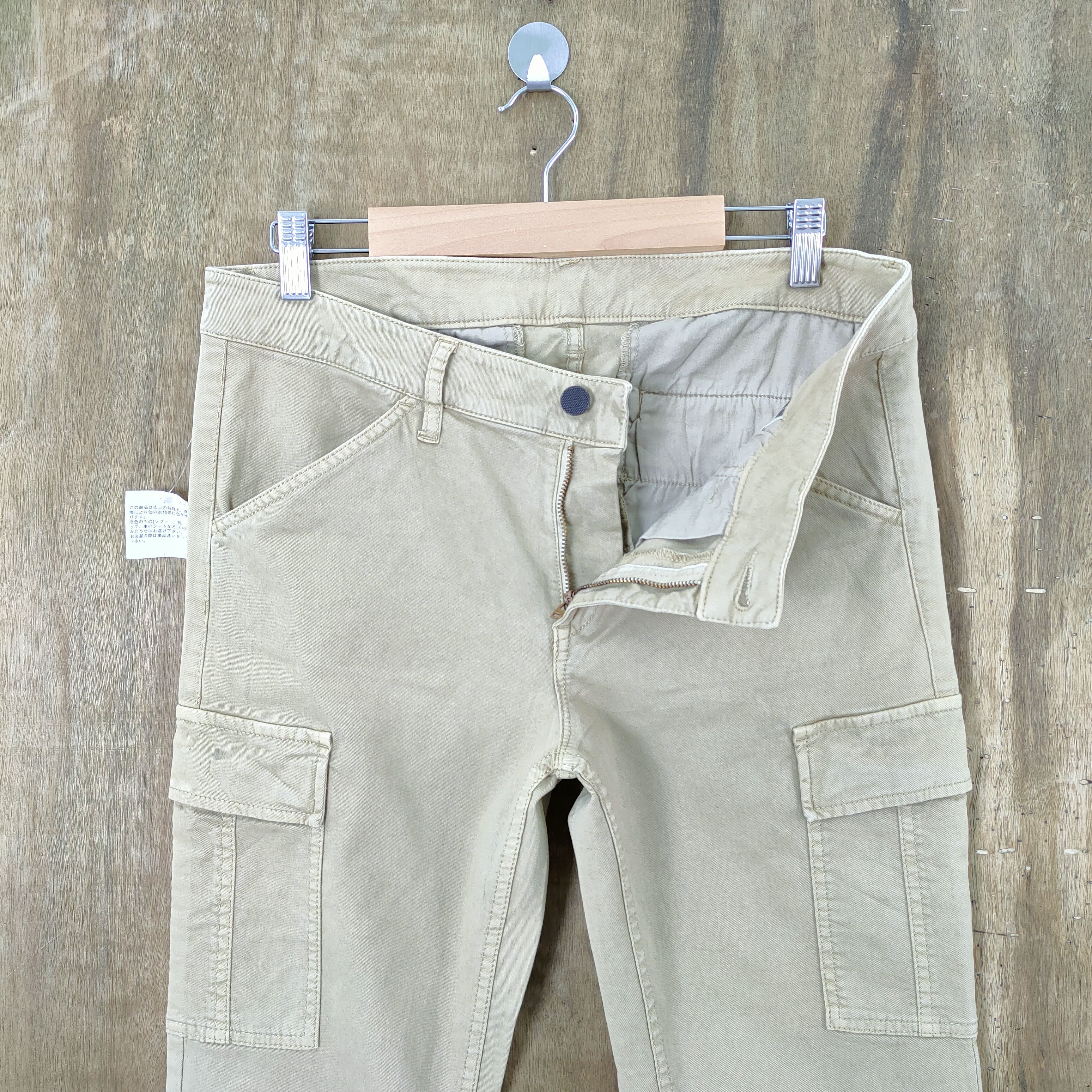 Japanese Brand JAPANESE SKINNY FIT CARGO PANTS Size US 28 / EU 44 - 4 Thumbnail
