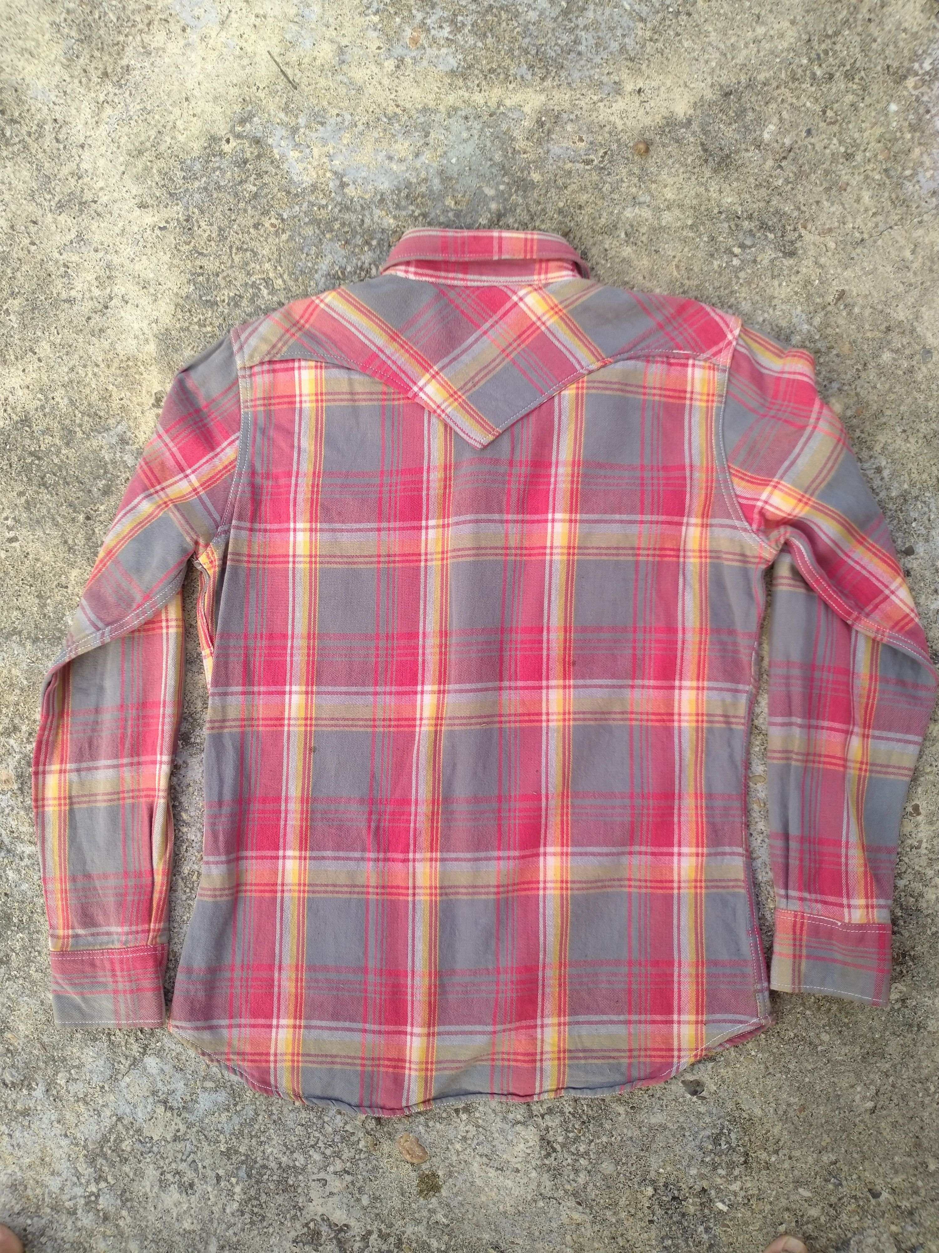 Japanese Brand × Vintage LUCKYSTORE TAILOR MIX COLOUR SHIRT BUTTON UP Size US L / EU 52-54 / 3 - 7 Thumbnail