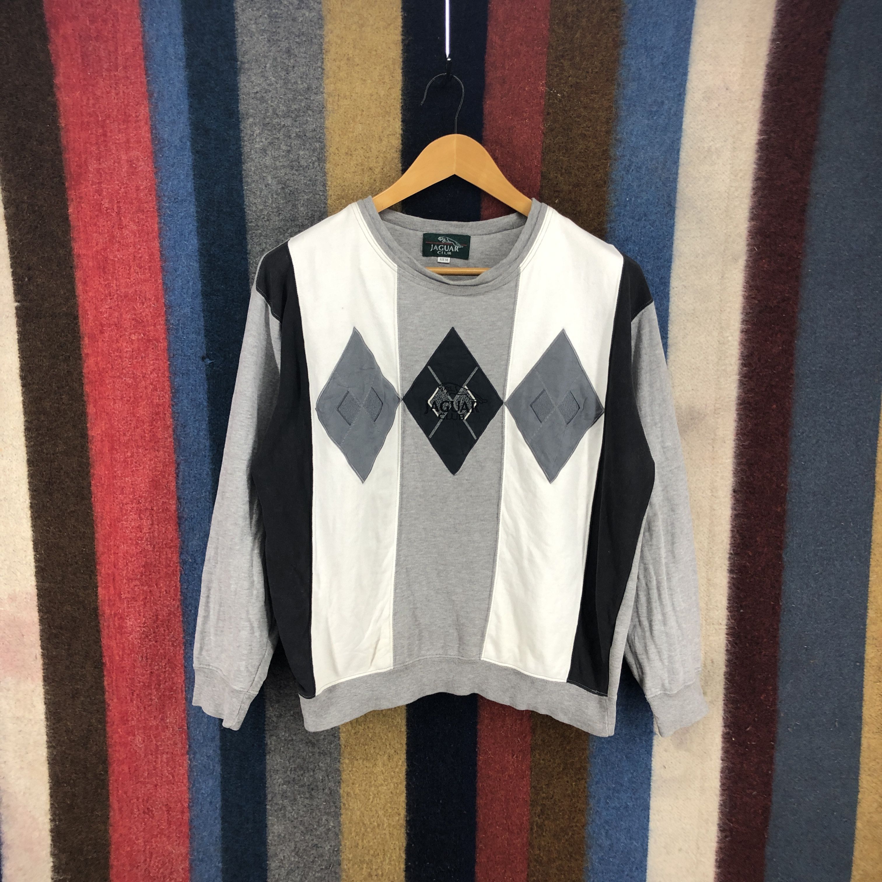 Japanese Brand JAGUAR CLUB Crew Neck Sweatshirt #0372/P Size US M / EU 48-50 / 2 - 1 Thumbnail