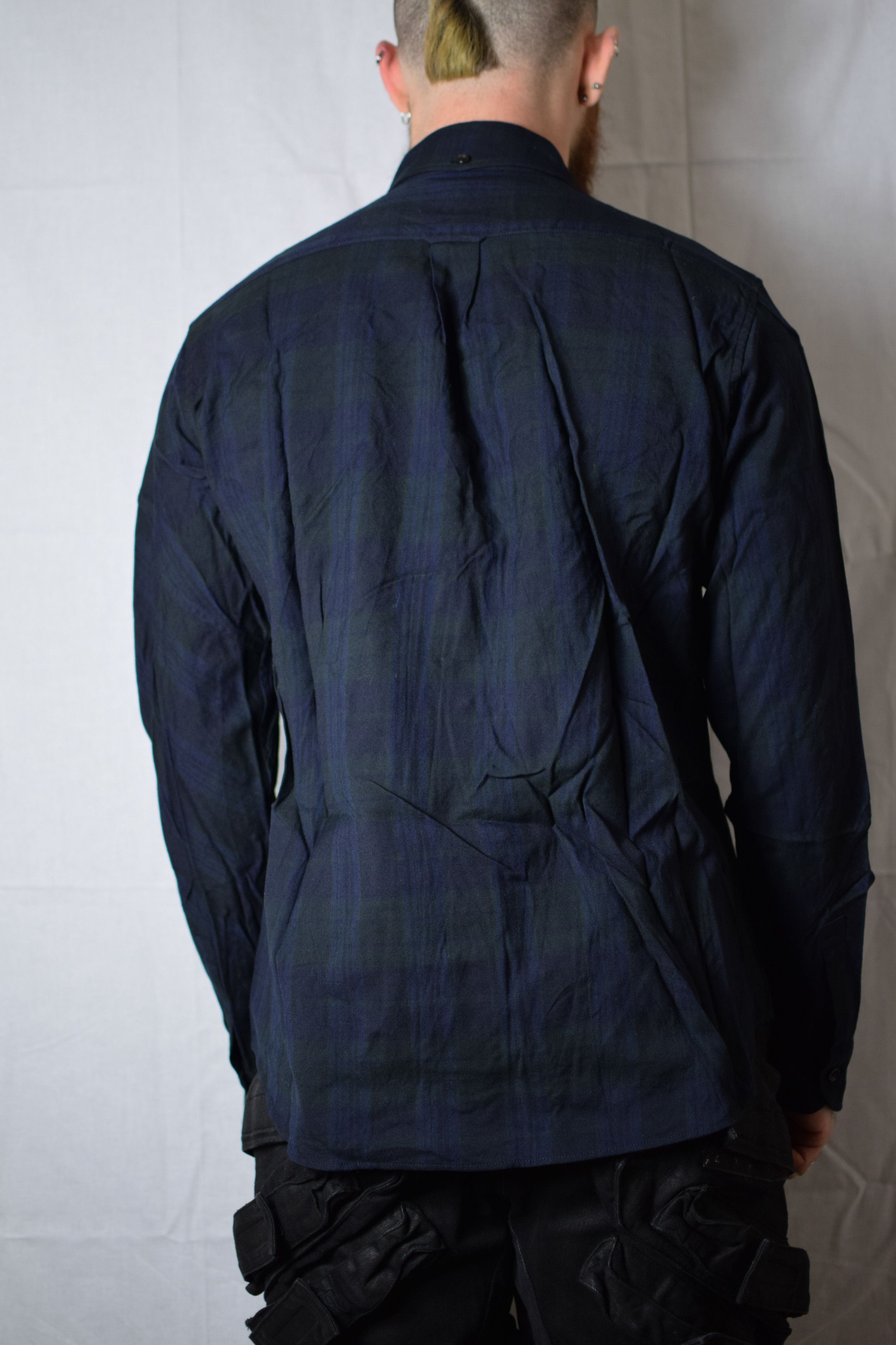 Yohji Yamamoto YYPH Asymmetrical Check Shirt Size US M / EU 48-50 / 2 - 6 Thumbnail