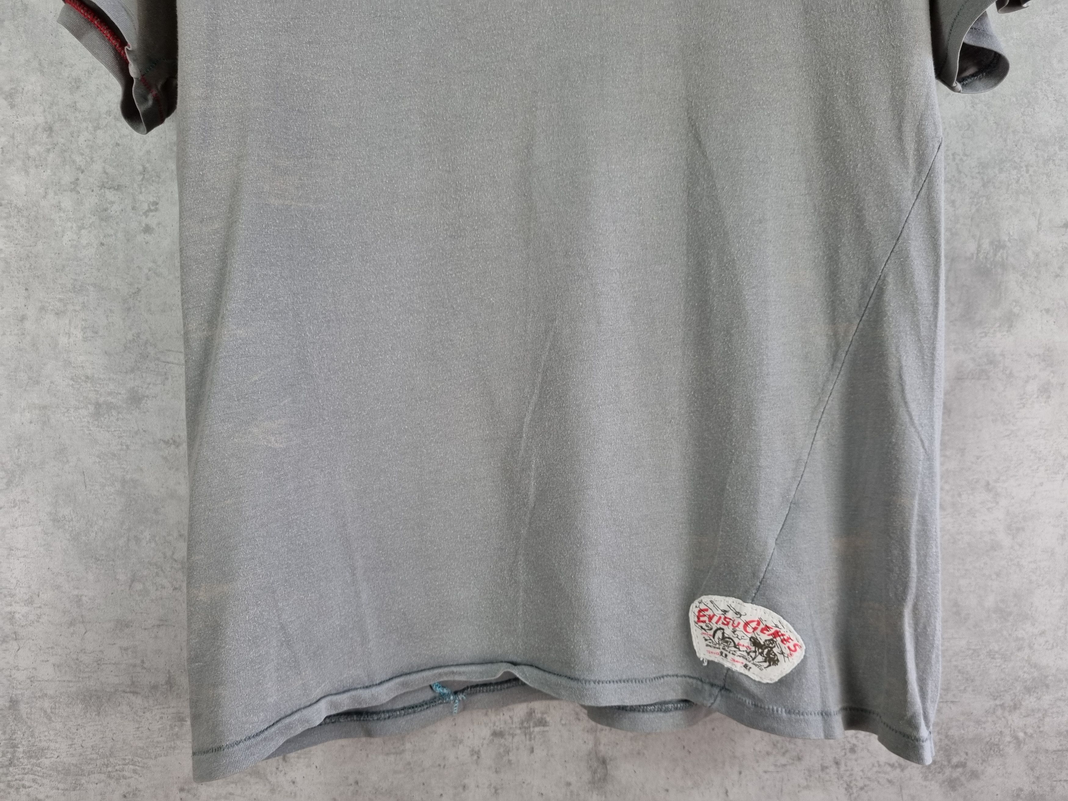 Evisu × Japanese Brand × Vintage Asymmetrical EVISU Genes Ninja Tee Shirt Size US S / EU 44-46 / 1 - 10 Thumbnail