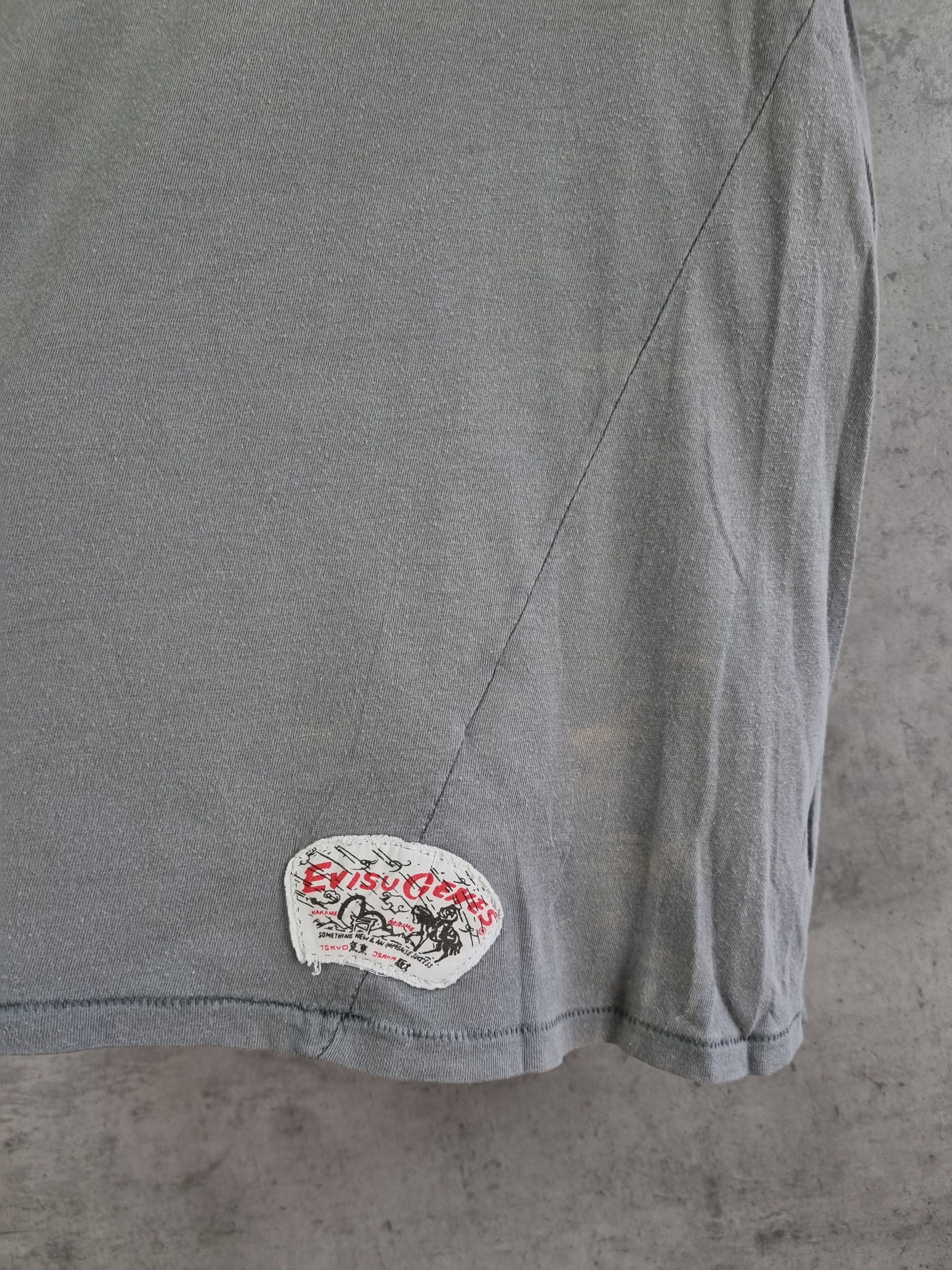 Evisu × Japanese Brand × Vintage Asymmetrical EVISU Genes Ninja Tee Shirt Size US S / EU 44-46 / 1 - 7 Thumbnail
