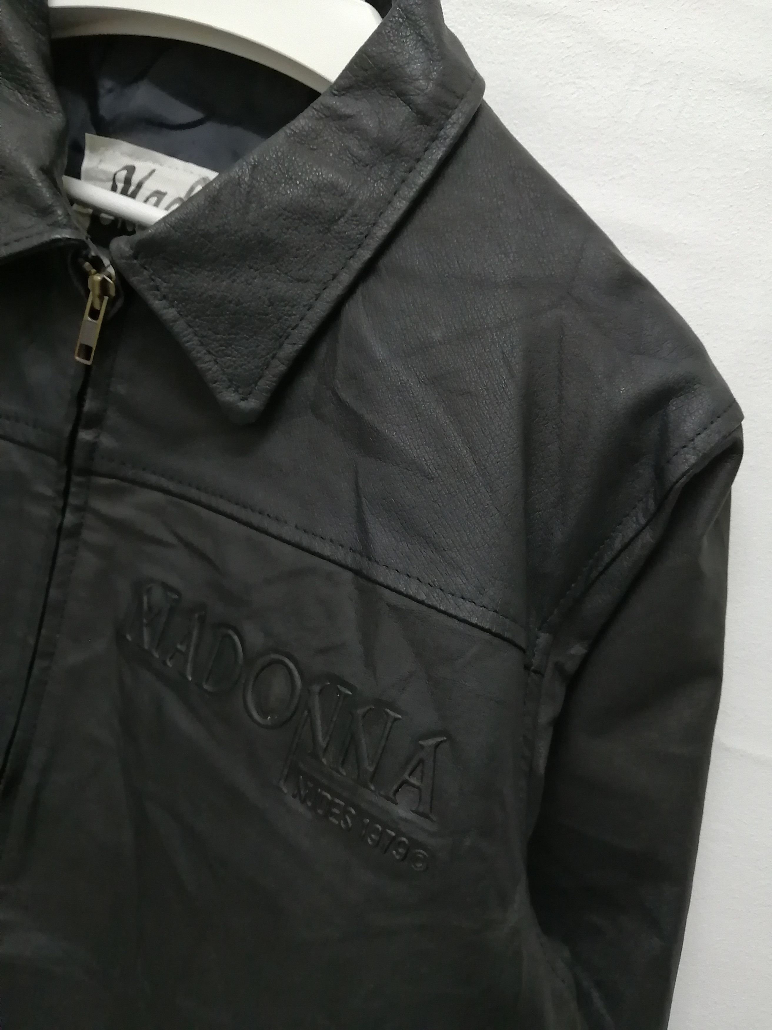Leather Vintage MADONNA NUDES Leather Jacket Size US L / EU 52-54 / 3 - 9 Thumbnail