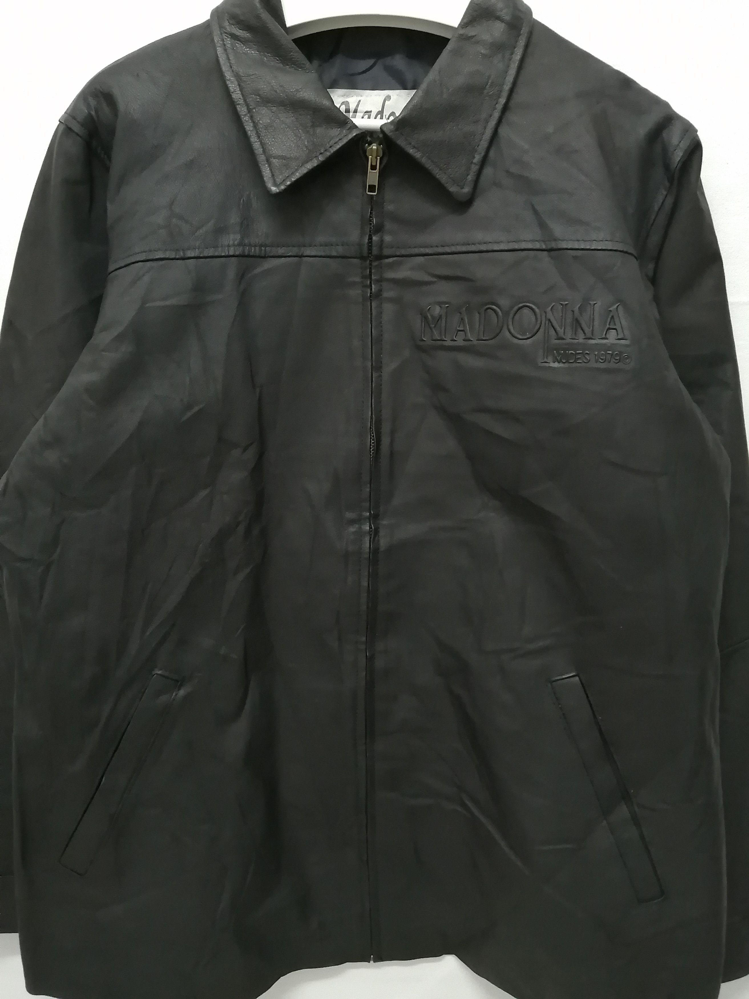 Leather Vintage MADONNA NUDES Leather Jacket Size US L / EU 52-54 / 3 - 12 Thumbnail