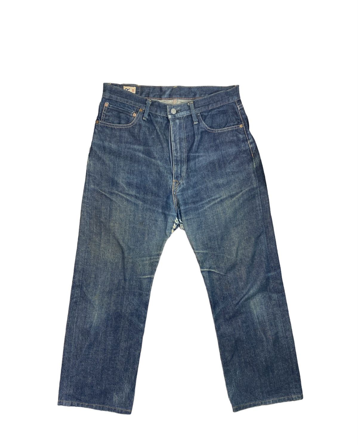 45rpm × Japanese Brand × Vintage Vintage 45rpm Denim Faded natural size 34 japanese brand Size US 34 / EU 50 - 1 Thumbnail