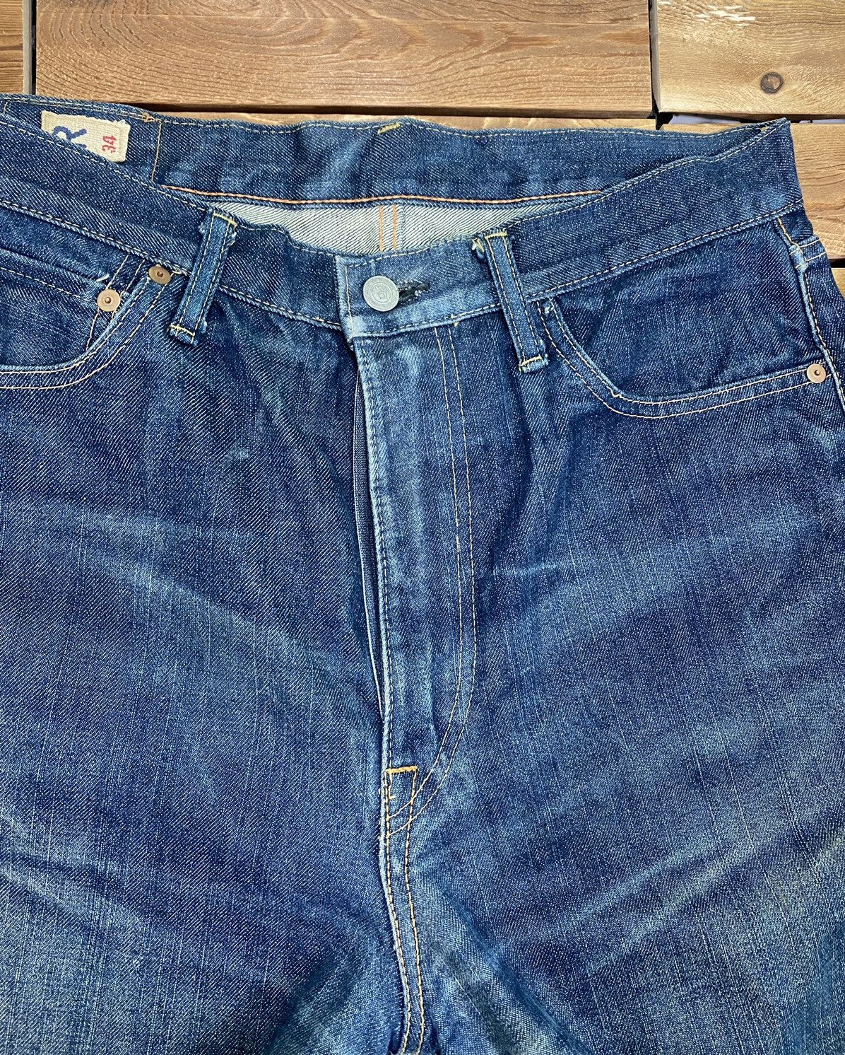 45rpm × Japanese Brand × Vintage Vintage 45rpm Denim Faded natural size 34 japanese brand Size US 34 / EU 50 - 8 Thumbnail