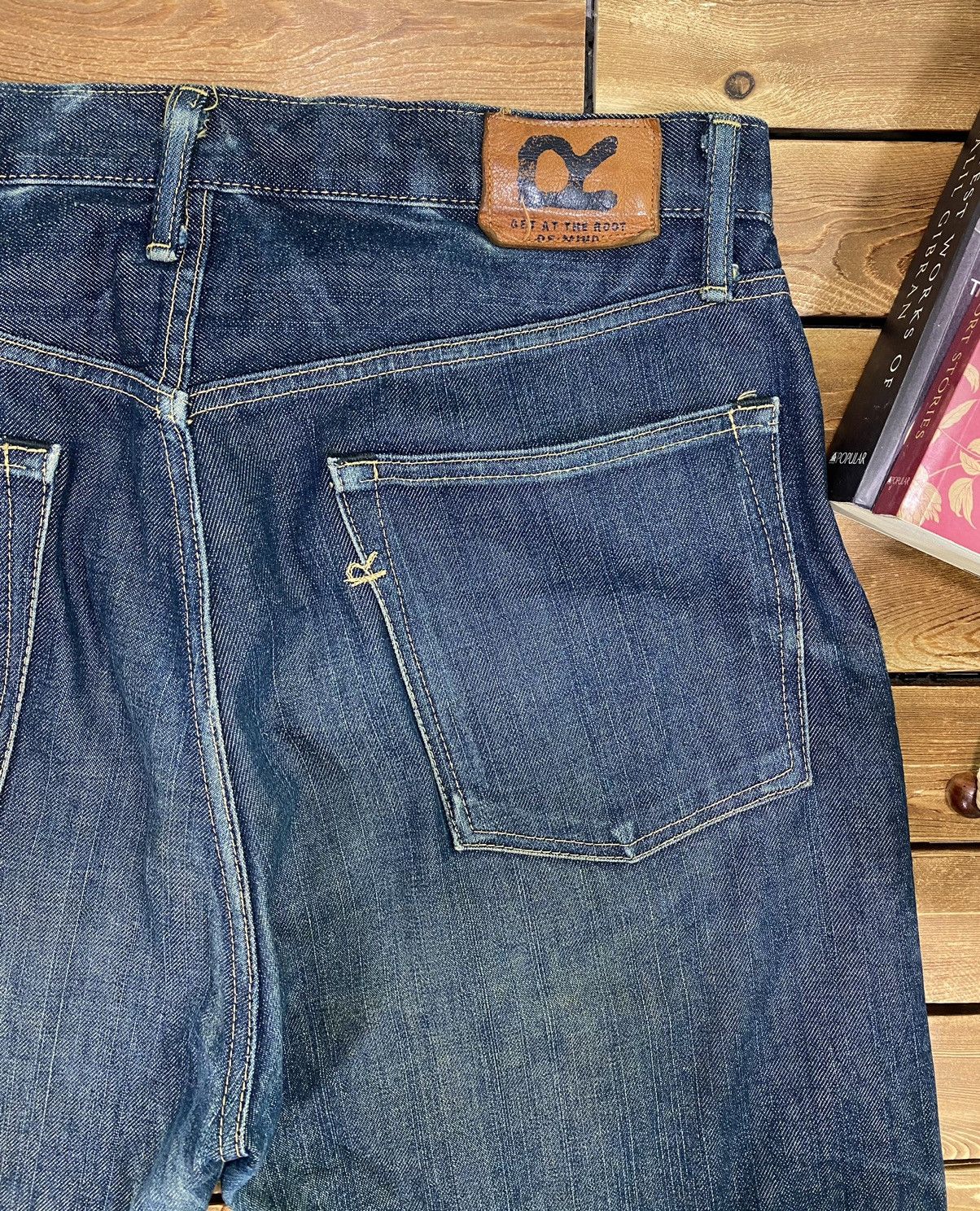 45rpm × Japanese Brand × Vintage Vintage 45rpm Denim Faded natural size 34 japanese brand Size US 34 / EU 50 - 13 Thumbnail