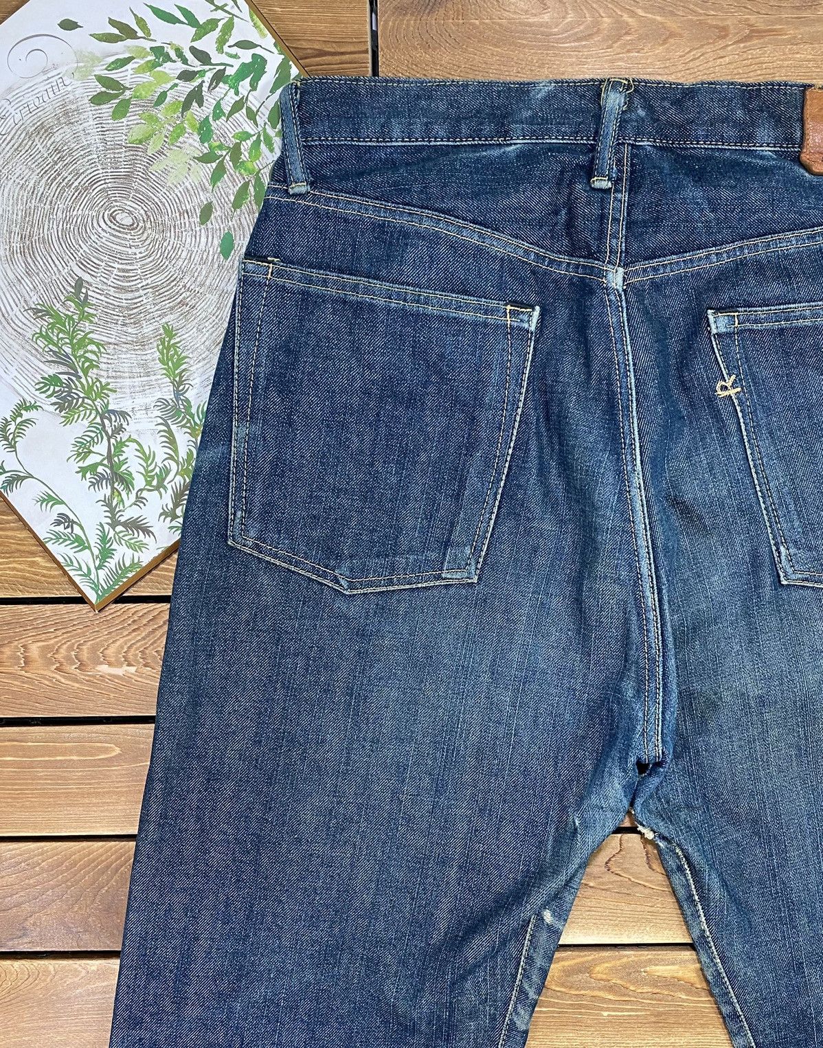 45rpm × Japanese Brand × Vintage Vintage 45rpm Denim Faded natural size 34 japanese brand Size US 34 / EU 50 - 12 Thumbnail
