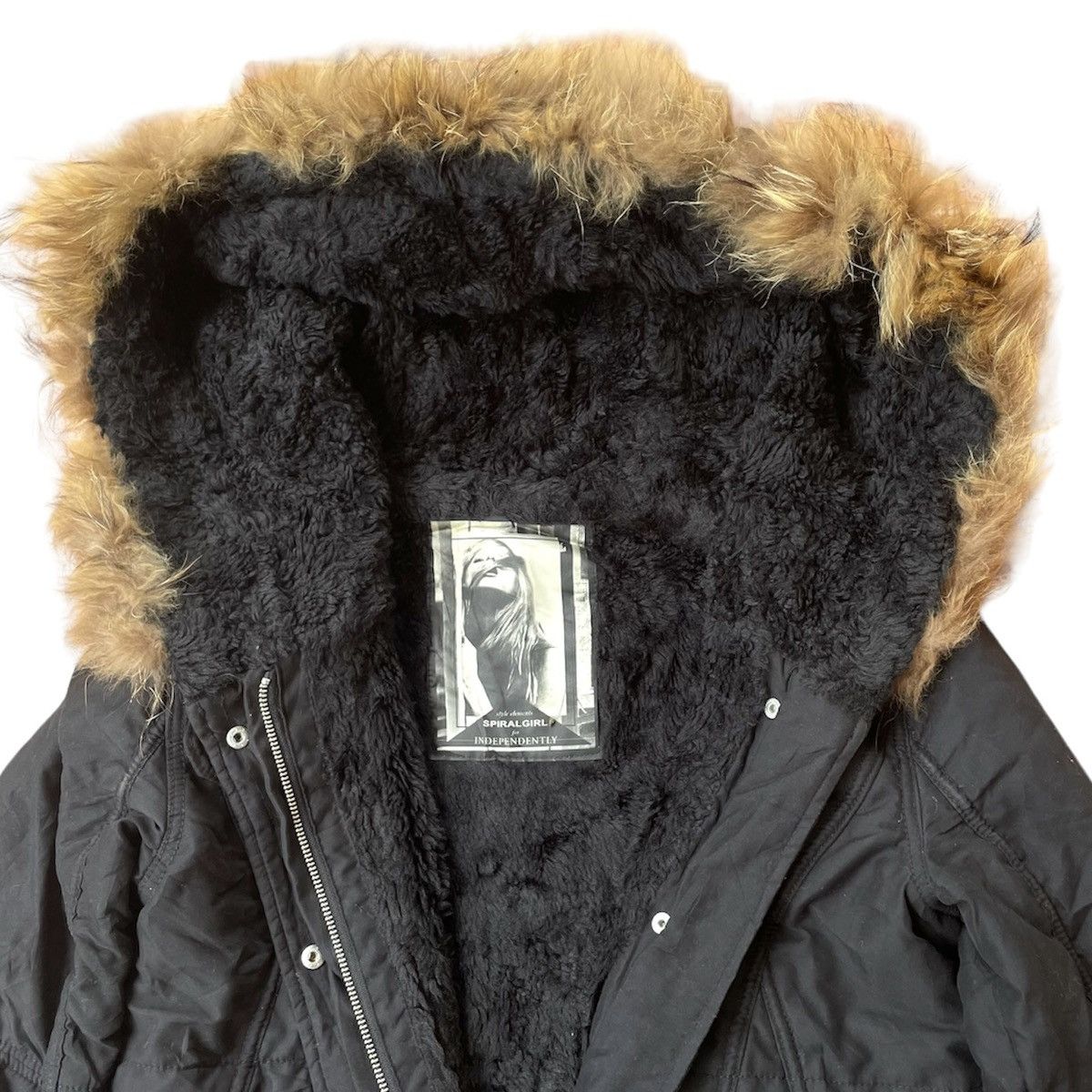 If Six Was Nine × Japanese Brand × Le Grande Bleu (L.G.B.) SPIRAL GIRL FOR INDENPENTLY FUR CHINESE RACOON GOTHIC JACKET Size M / US 6-8 / IT 42-44 - 6 Thumbnail