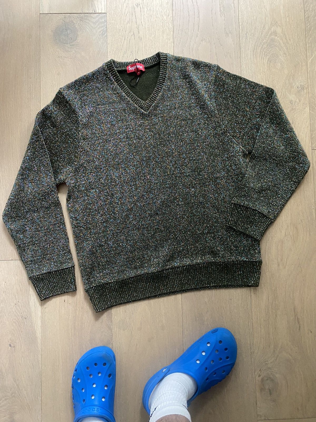 Supreme Supreme lurex glitter sweater sz M Size US M / EU 48-50 / 2 - 1 Thumbnail
