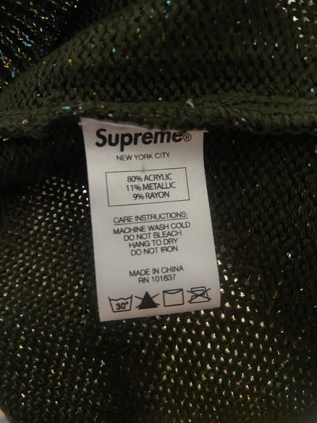 Supreme Supreme lurex glitter sweater sz M Size US M / EU 48-50 / 2 - 5 Thumbnail