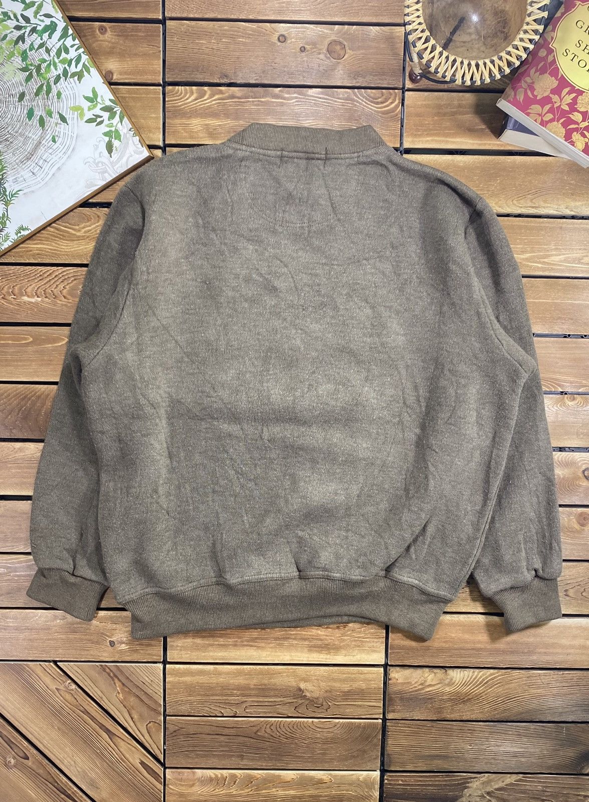 Japanese Brand × Valentino × Vintage Vintage Claudio Valentino Sweatshirt Small Logo Stripes L Size US L / EU 52-54 / 3 - 9 Thumbnail