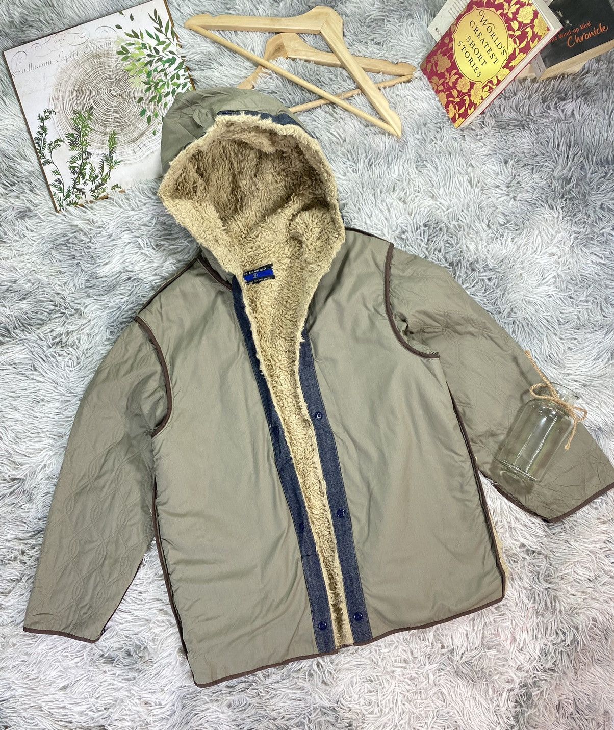 Paul Smith × R.Newbold × Vintage Vintage Paul Smith R Newbold Green Army Parka size M Size US M / EU 48-50 / 2 - 1 Thumbnail