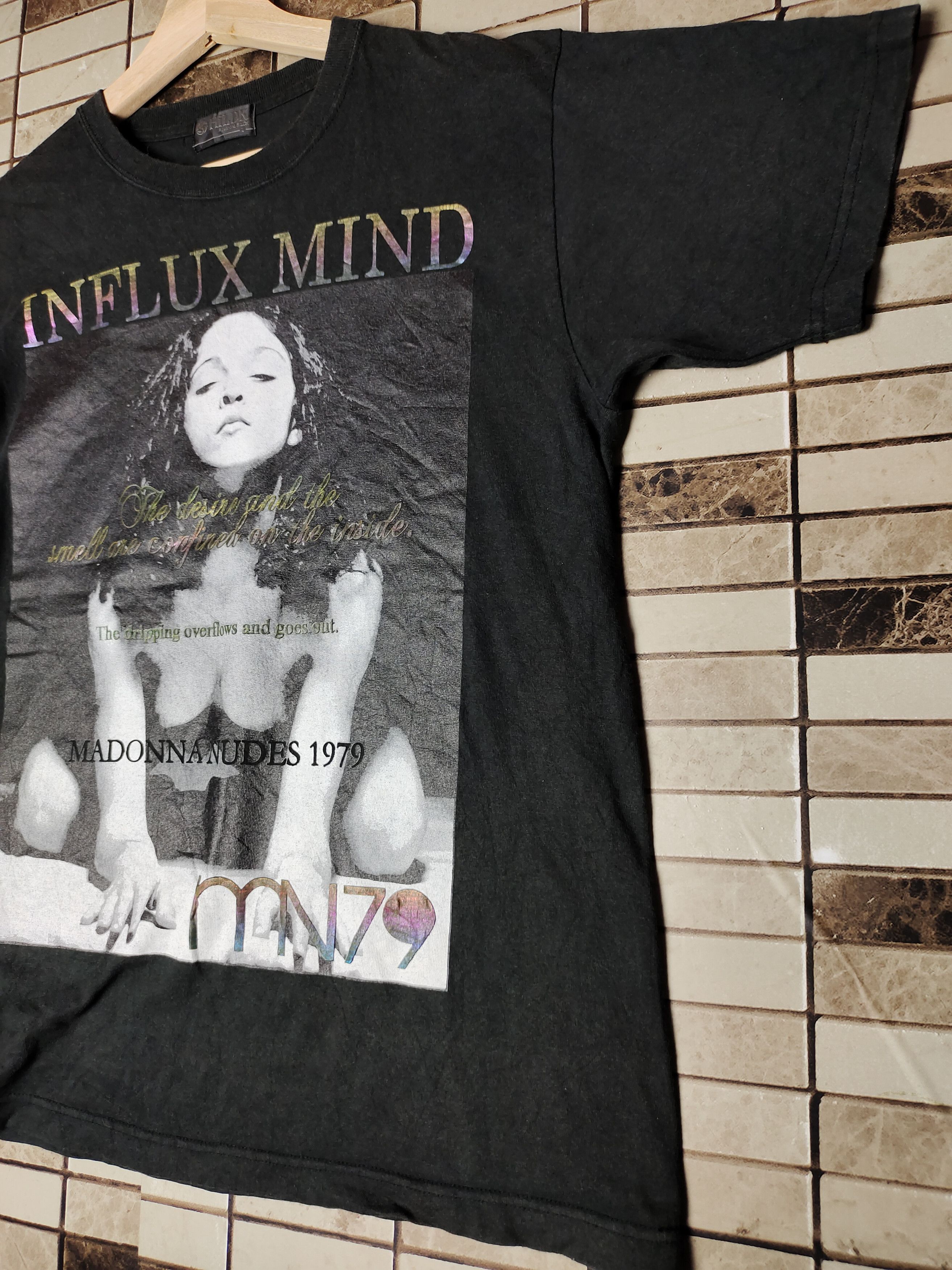 Band Tees × Japanese Brand × Vintage Influx Minds Madonna Nudes 1979 Size US L / EU 52-54 / 3 - 5 Thumbnail