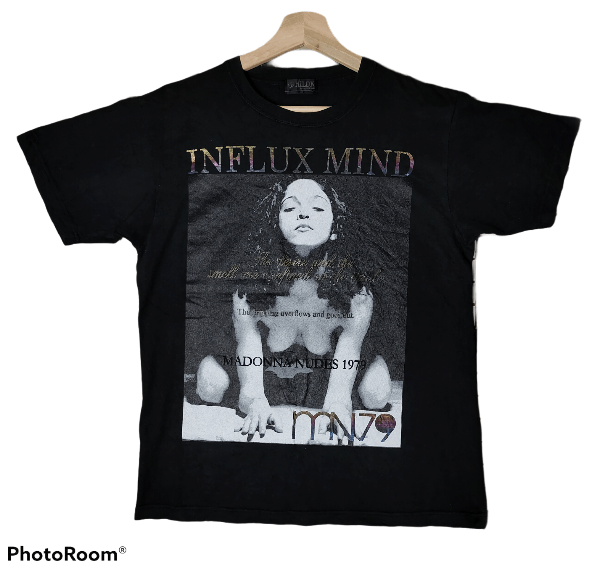 Band Tees × Japanese Brand × Vintage Influx Minds Madonna Nudes 1979 Size US L / EU 52-54 / 3 - 1 Thumbnail