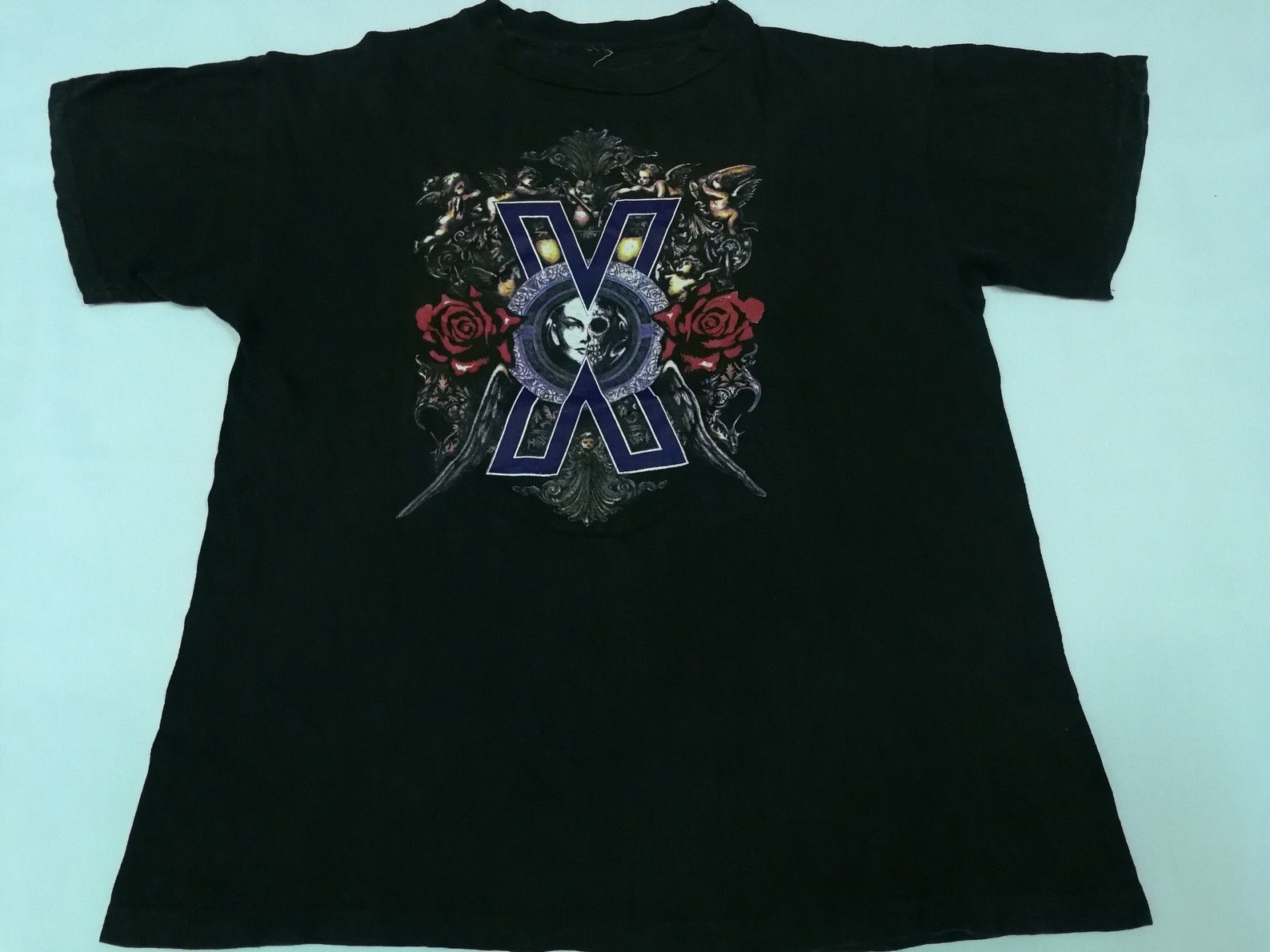 Band Tees Vintage 90s 1991 X-JAPAN VIOLENCE IN JEALOUSY Tour Tee Size US L / EU 52-54 / 3 - 1 Thumbnail