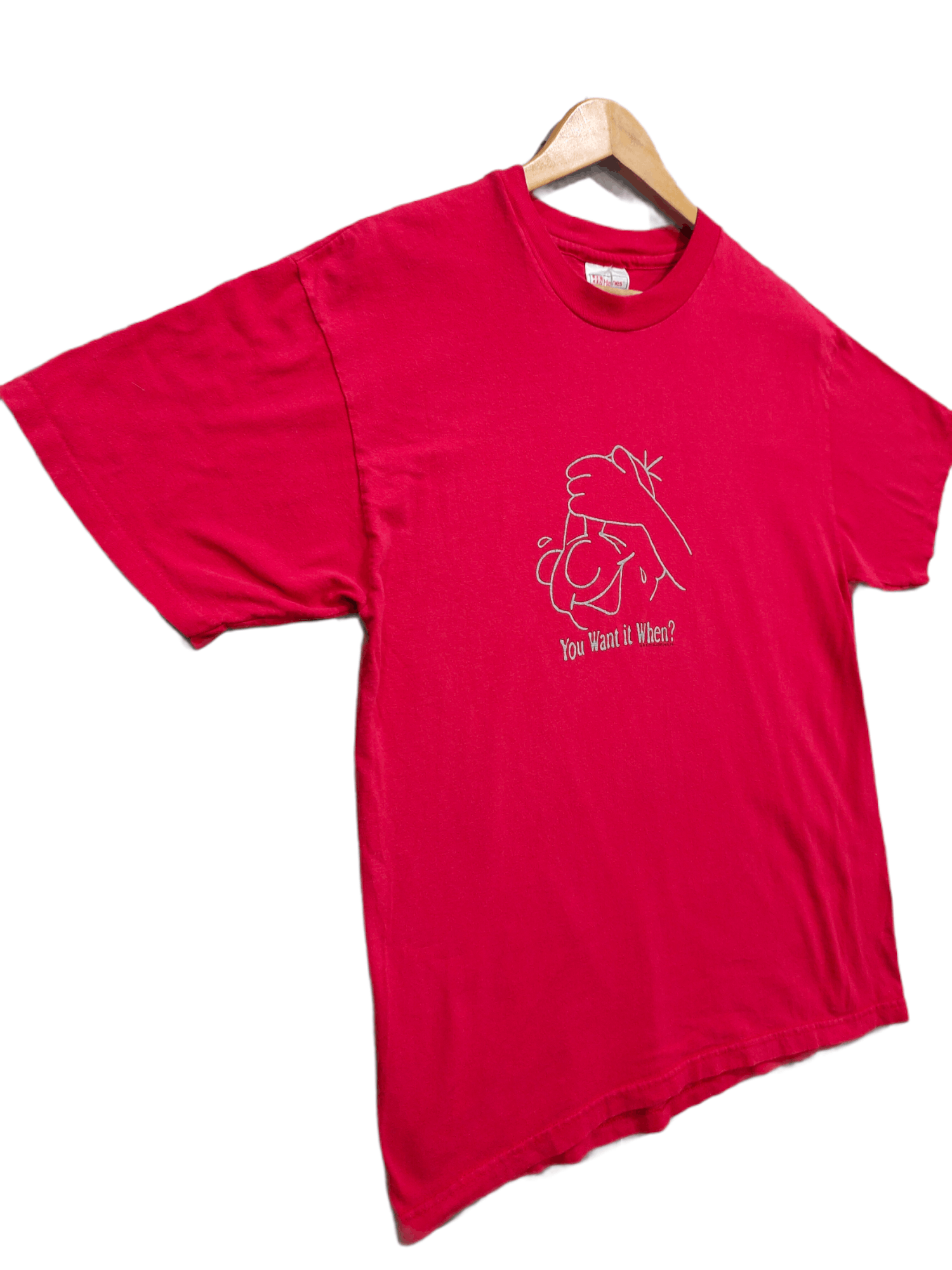 Vintage You Want It When vintage @96 tshirt saiz Large Size US L / EU 52-54 / 3 - 4 Thumbnail