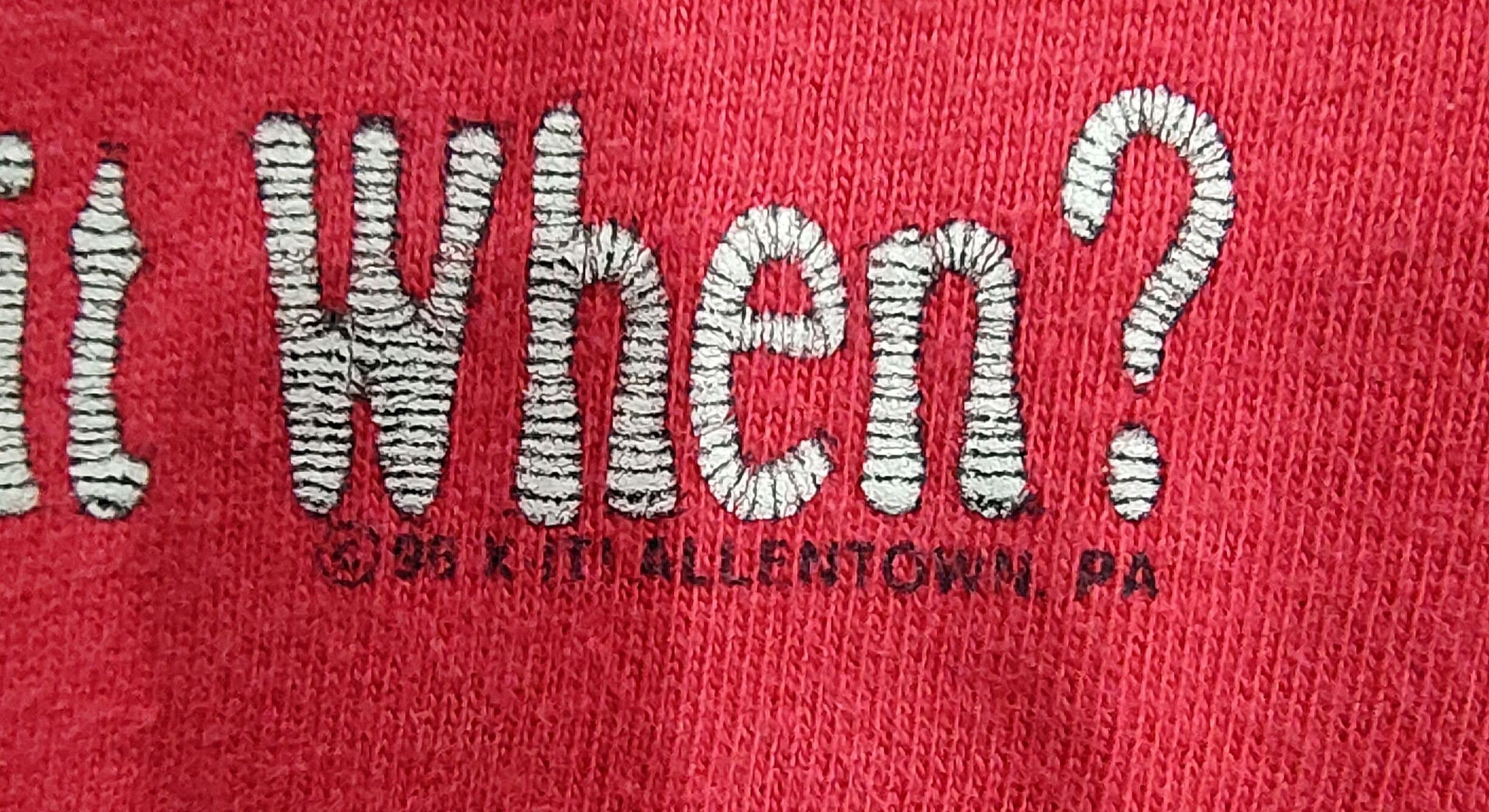 Vintage You Want It When vintage @96 tshirt saiz Large Size US L / EU 52-54 / 3 - 5 Thumbnail