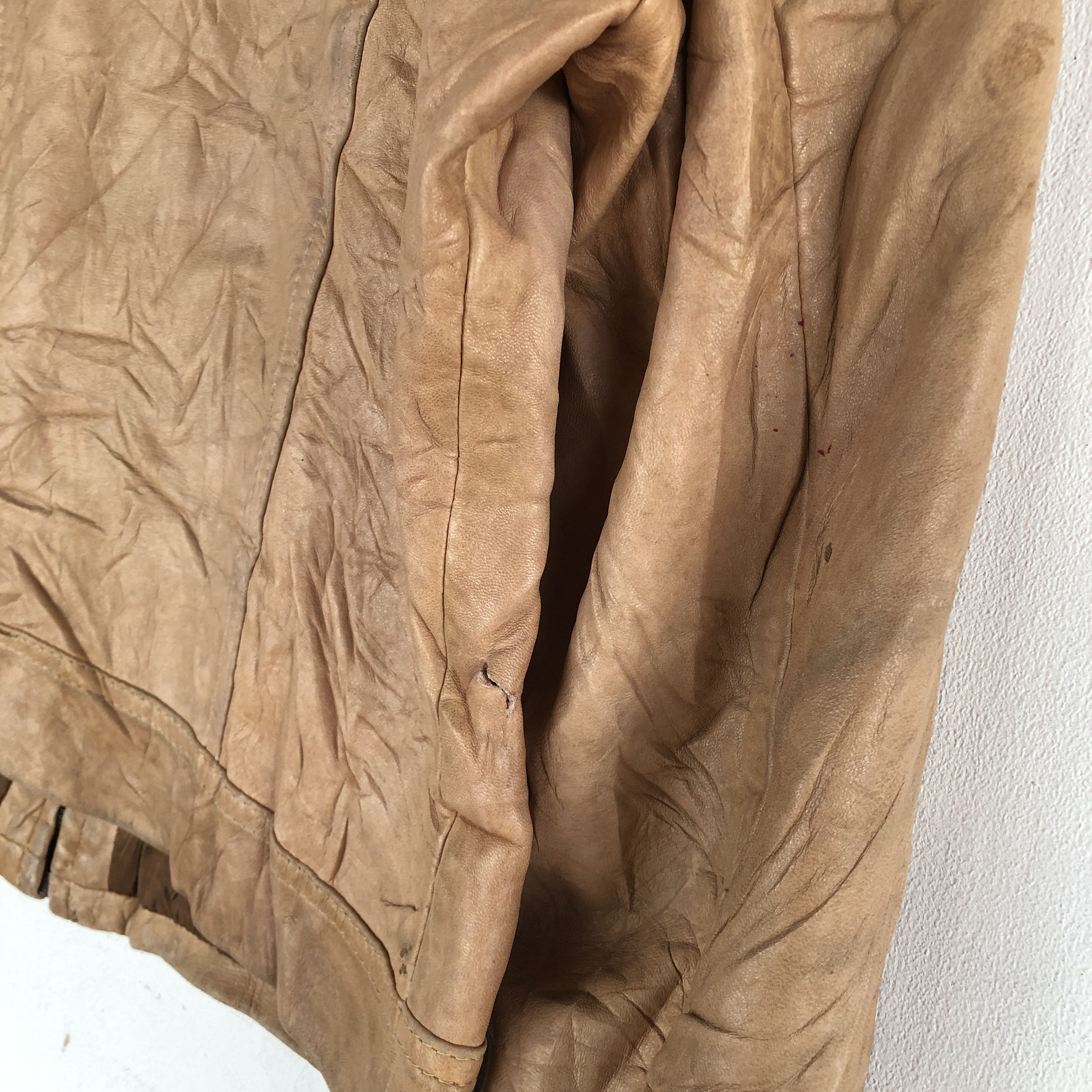 Vintage Vintage Japanese Leather Jacket Genuine Leather Jacket Size US S / EU 44-46 / 1 - 10 Thumbnail