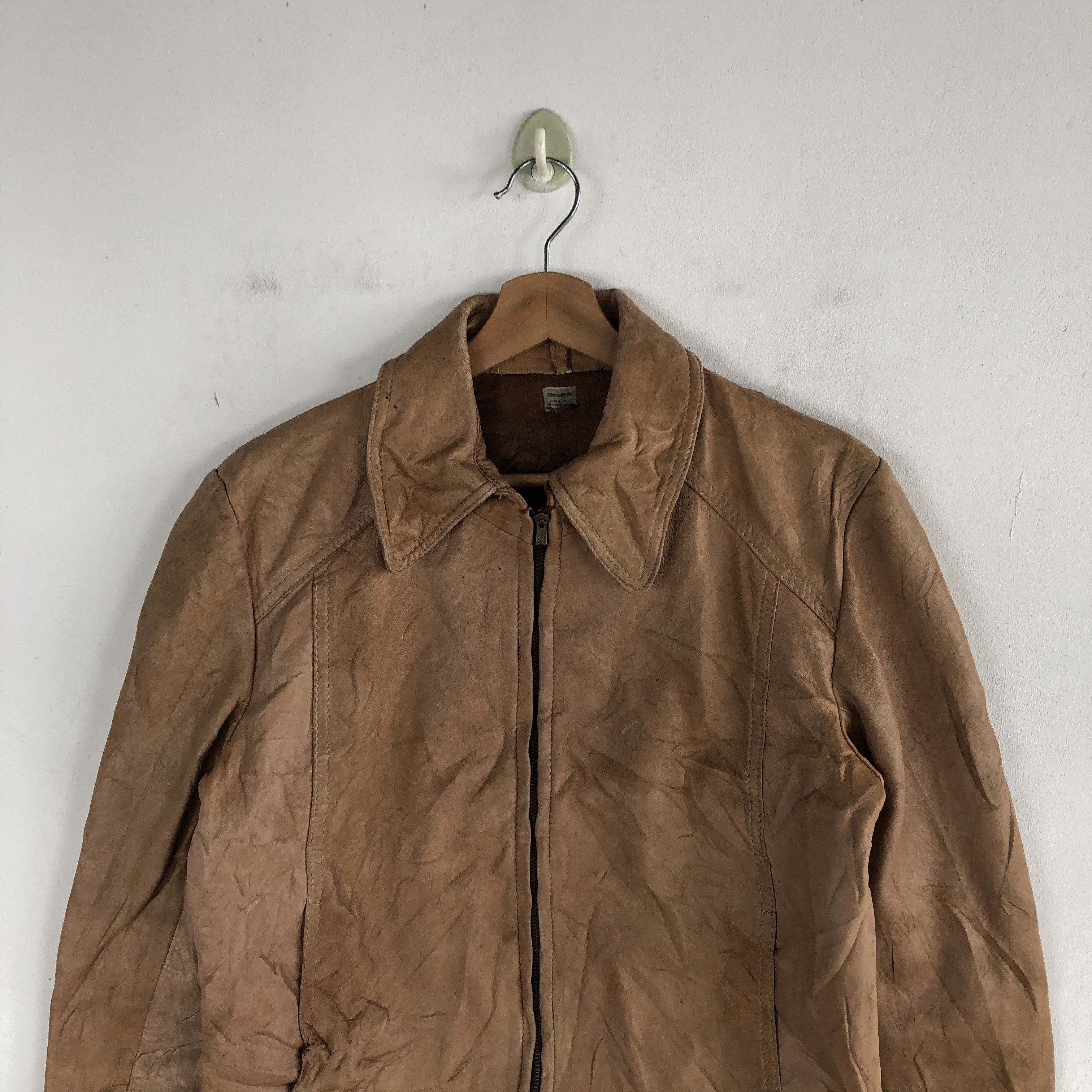 Vintage Vintage Japanese Leather Jacket Genuine Leather Jacket Size US S / EU 44-46 / 1 - 3 Thumbnail