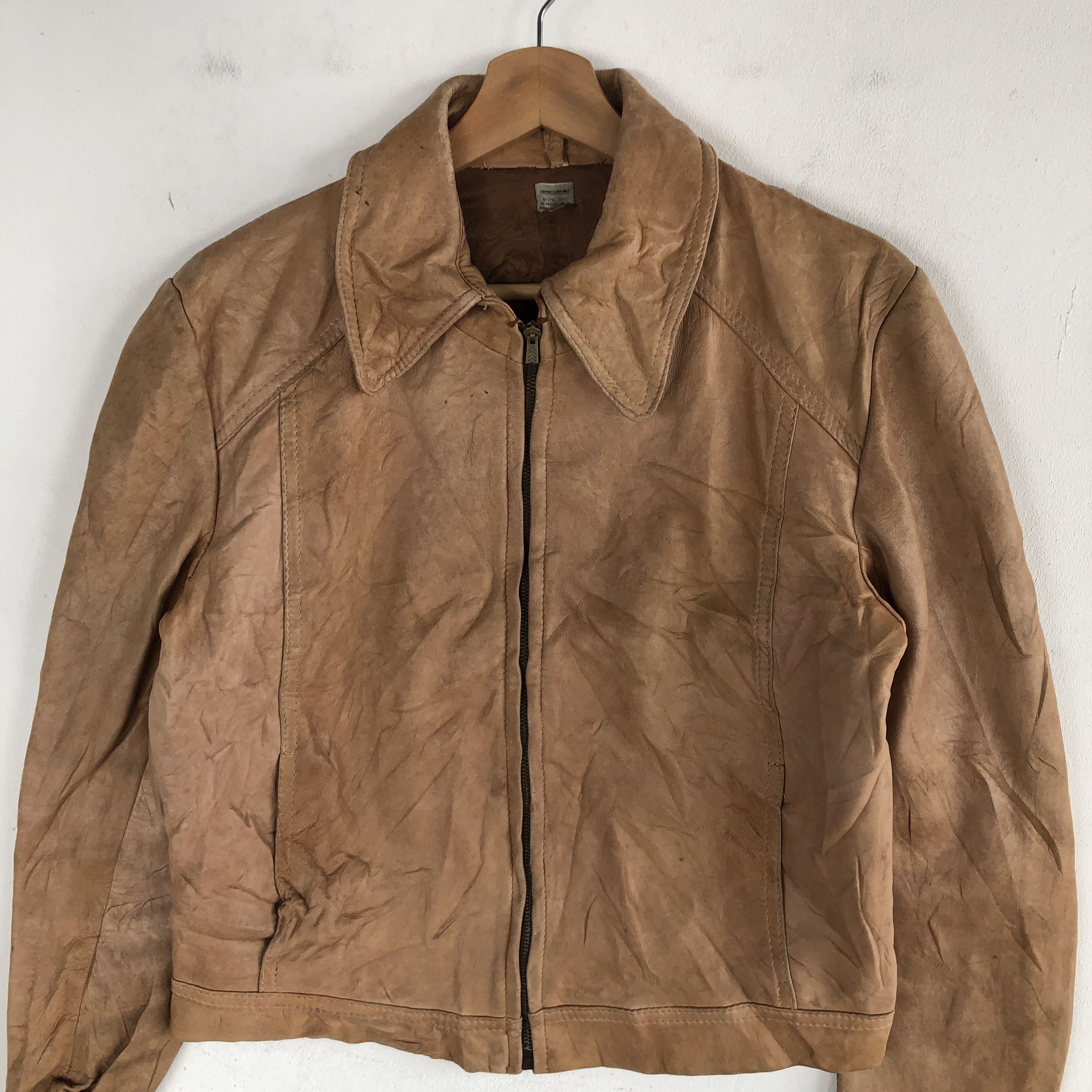 Vintage Vintage Japanese Leather Jacket Genuine Leather Jacket Size US S / EU 44-46 / 1 - 4 Thumbnail