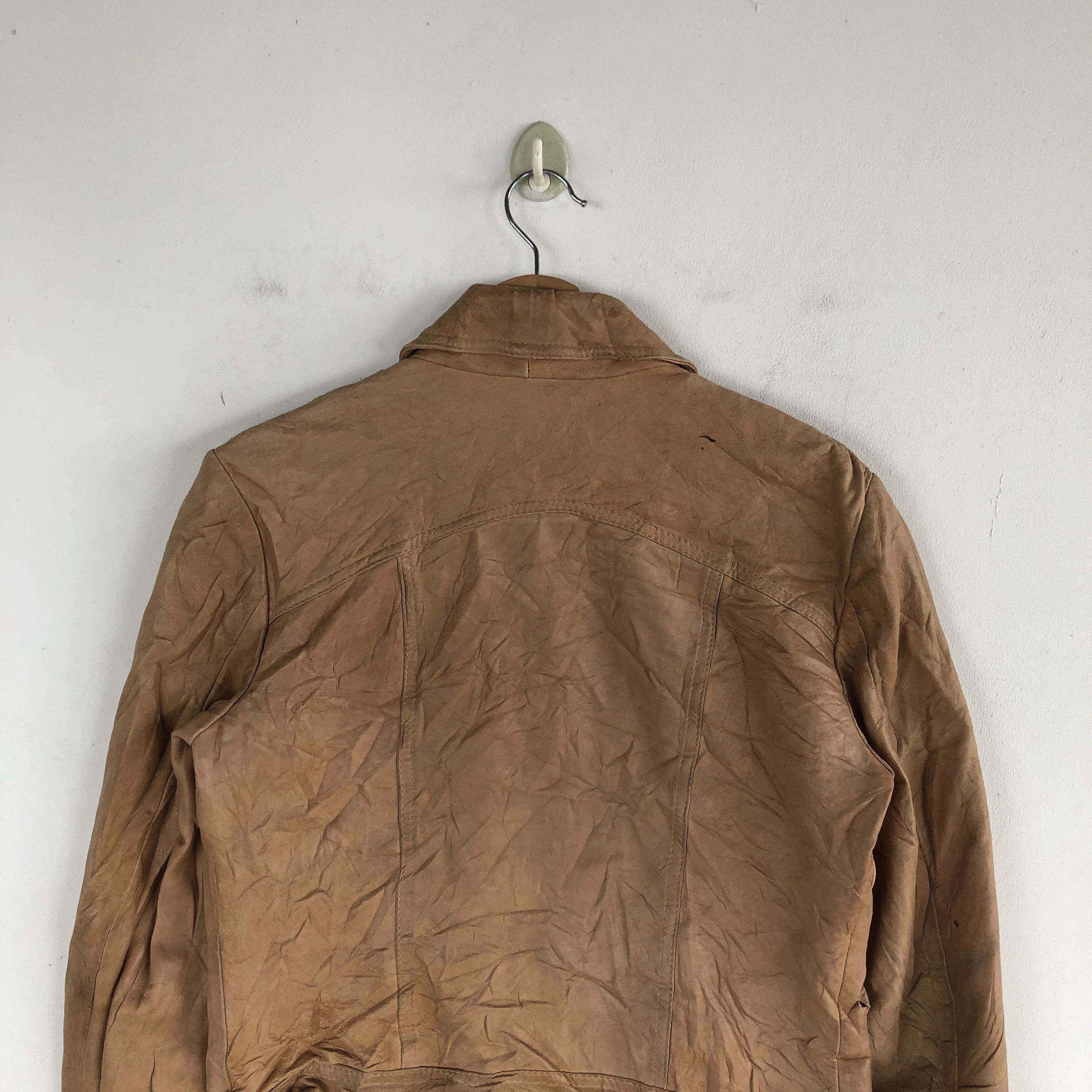 Vintage Vintage Japanese Leather Jacket Genuine Leather Jacket Size US S / EU 44-46 / 1 - 8 Thumbnail