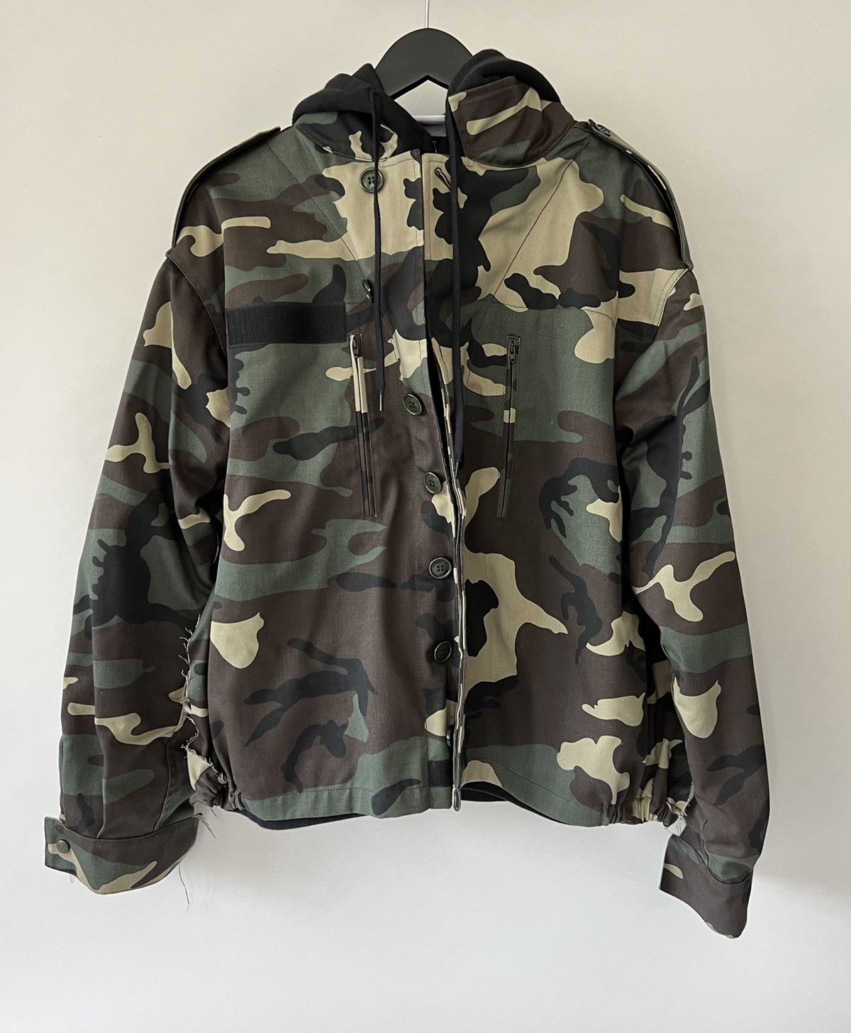 Vetements Vetements neon camo oversized down jacket | Grailed