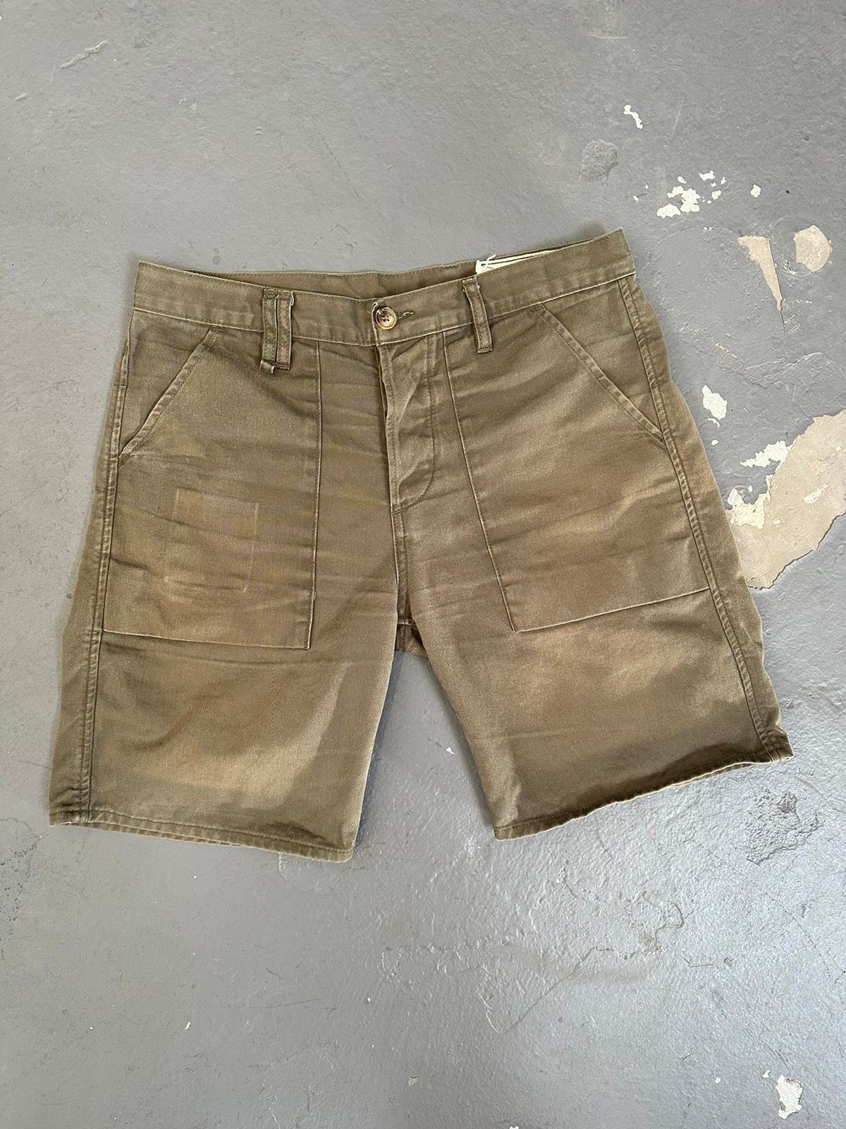 Pre-owned Rogue Territory Safari Shorts In Olive