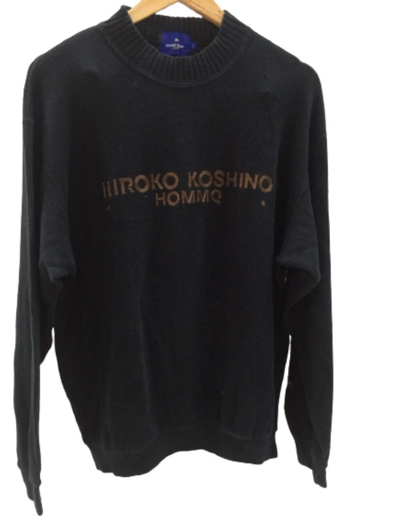 Hiroko Koshino Homme × Japanese Brand × Vintage 💥delete today💥Hiroko Koshino Homme knitwear jacket Size US M / EU 48-50 / 2 - 1 Thumbnail