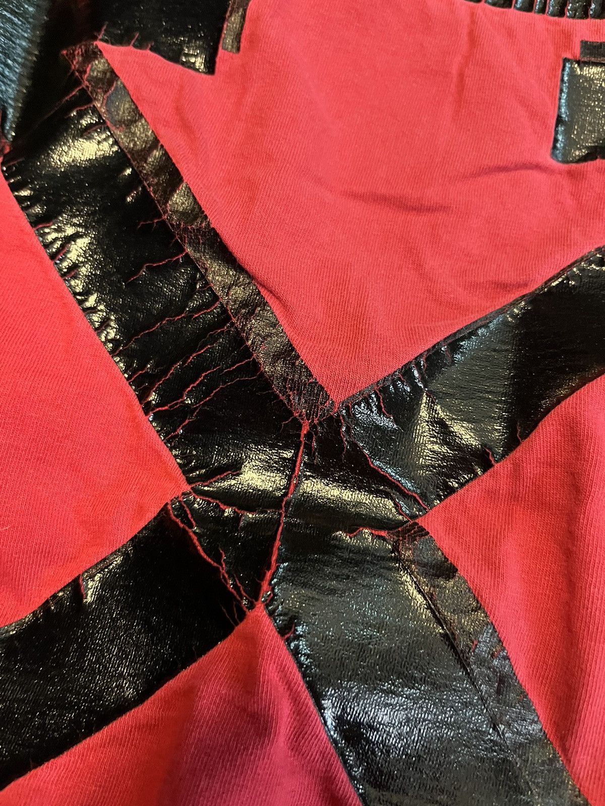 Champion × Off-White Off-White x Champion Red Tee (Large) Size US L / EU 52-54 / 3 - 3 Thumbnail