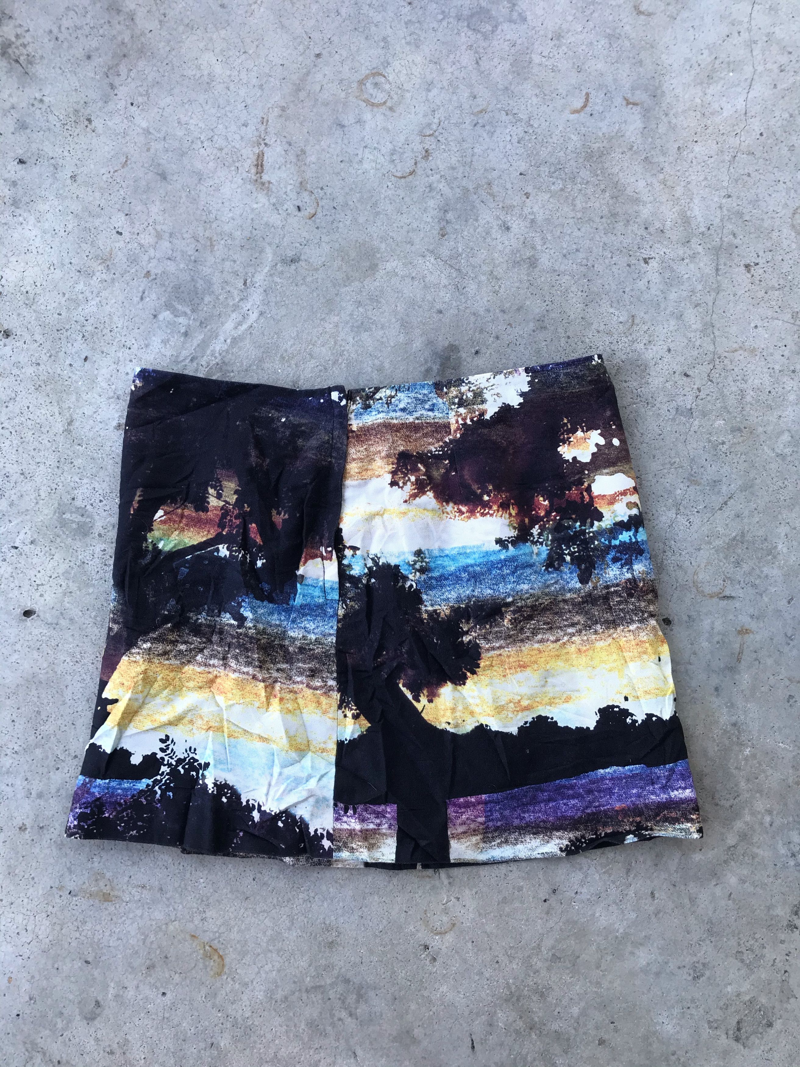 Paul smith sunsurf printed mini skirt