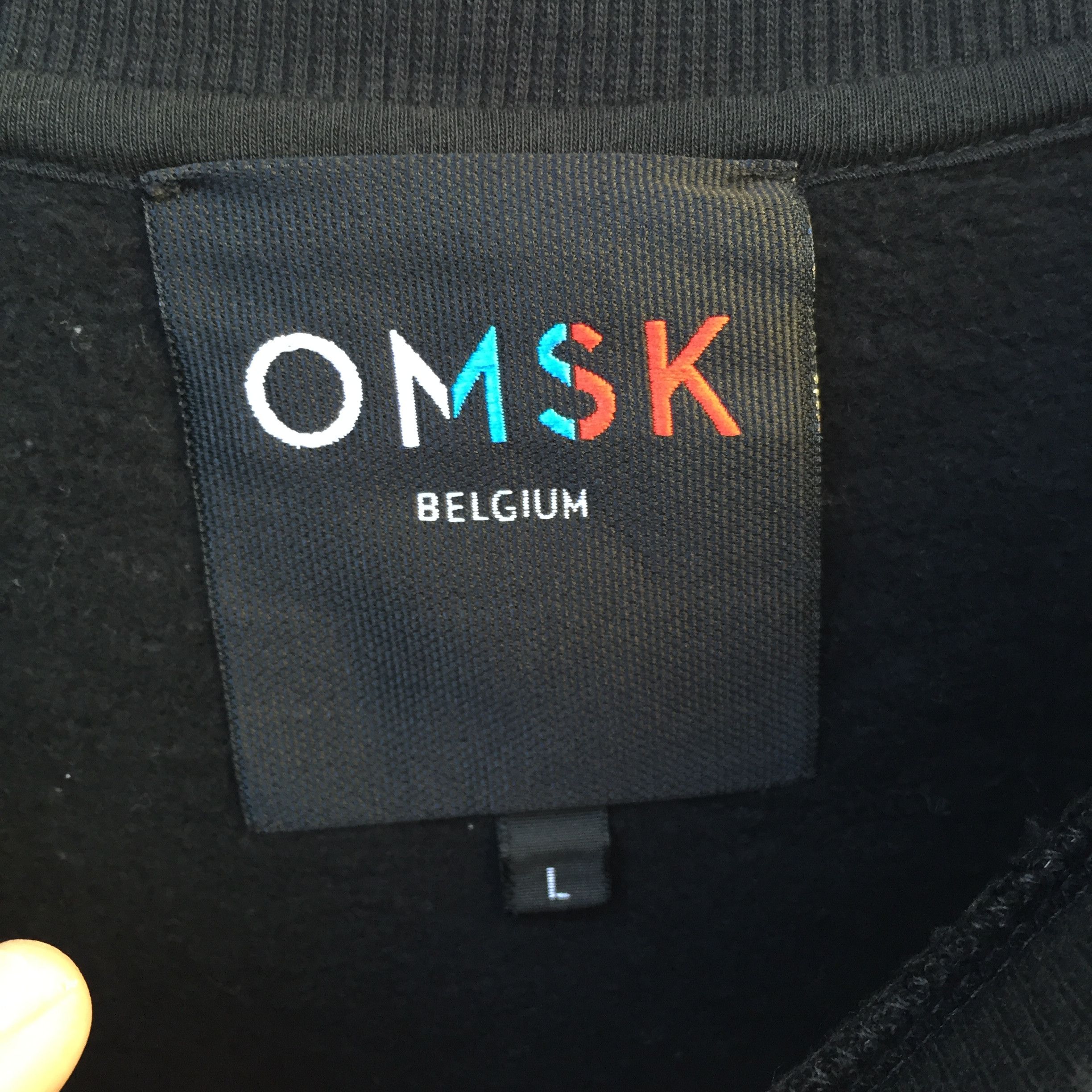 Designer OMSK Belgium Street Wear Sweatshirt Size US L / EU 52-54 / 3 - 4 Thumbnail