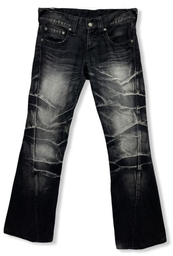 FYE FLARE 🔥TORNADO Thunderstorms Whisker Flare Denim