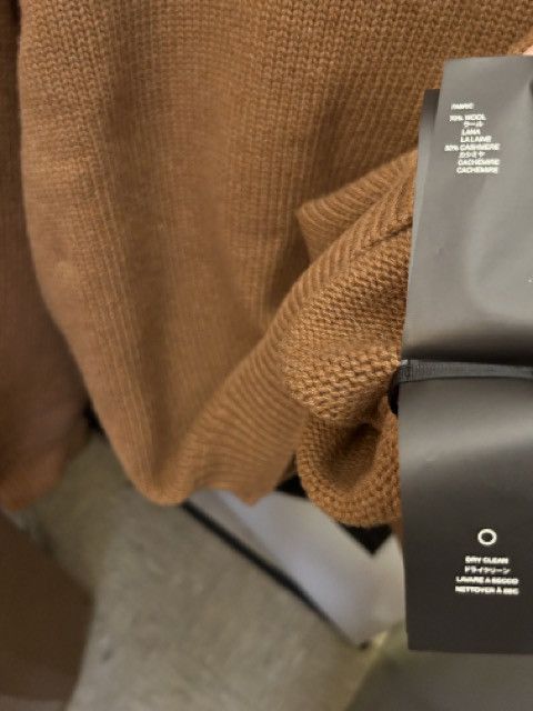 Fear of God fog Wool Cashmere Sweater Brown Size US S / EU 44-46 / 1 - 6 Thumbnail