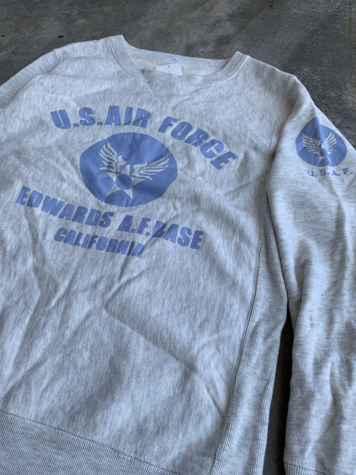 Vintage Vintage US Air Force Edward AF Based California Sweatshirt Size US S / EU 44-46 / 1 - 2 Thumbnail