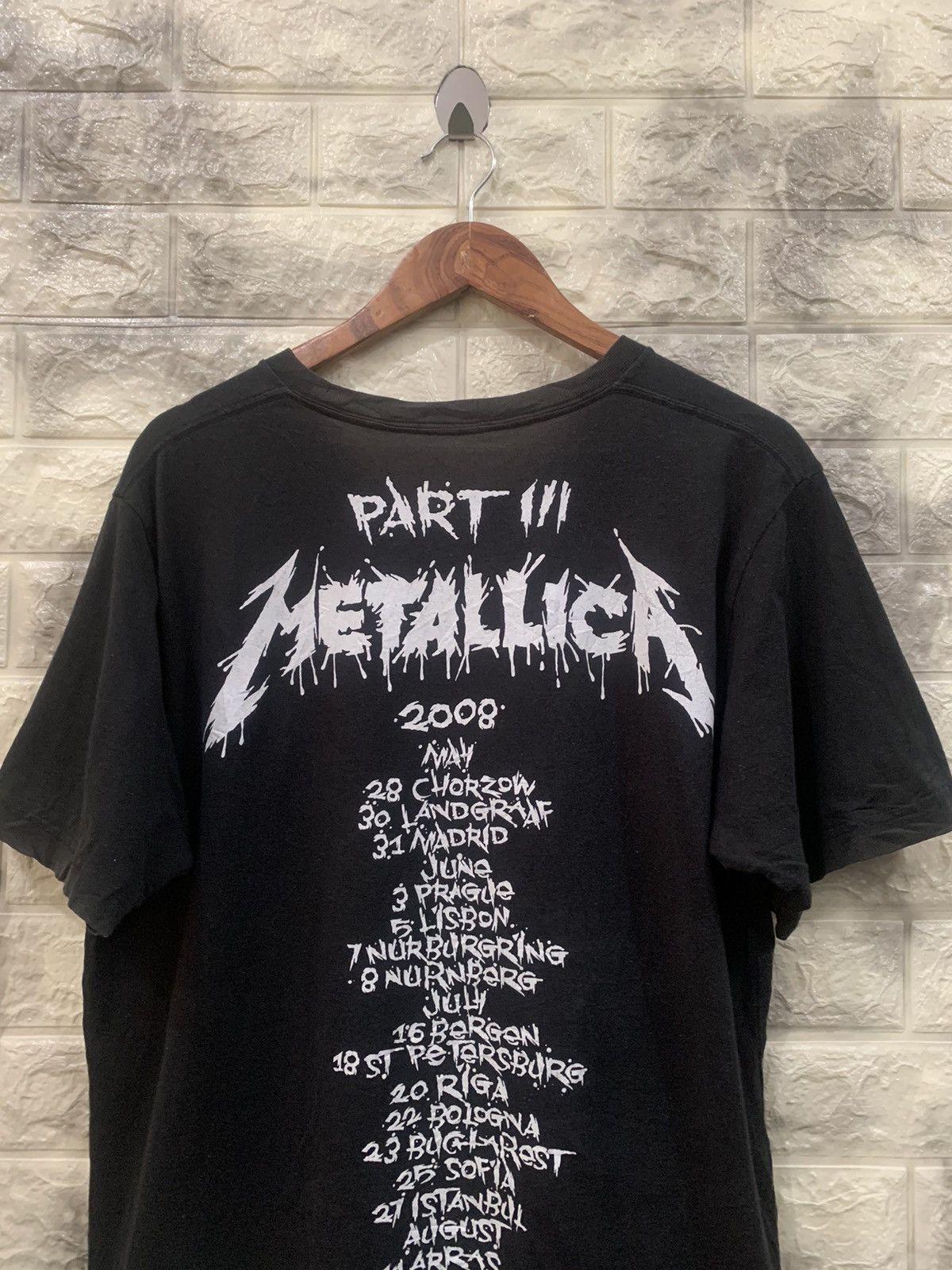 Metallica 2014 Metallica part lll 2008 black tees Size US L / EU 52-54 / 3 - 8 Thumbnail