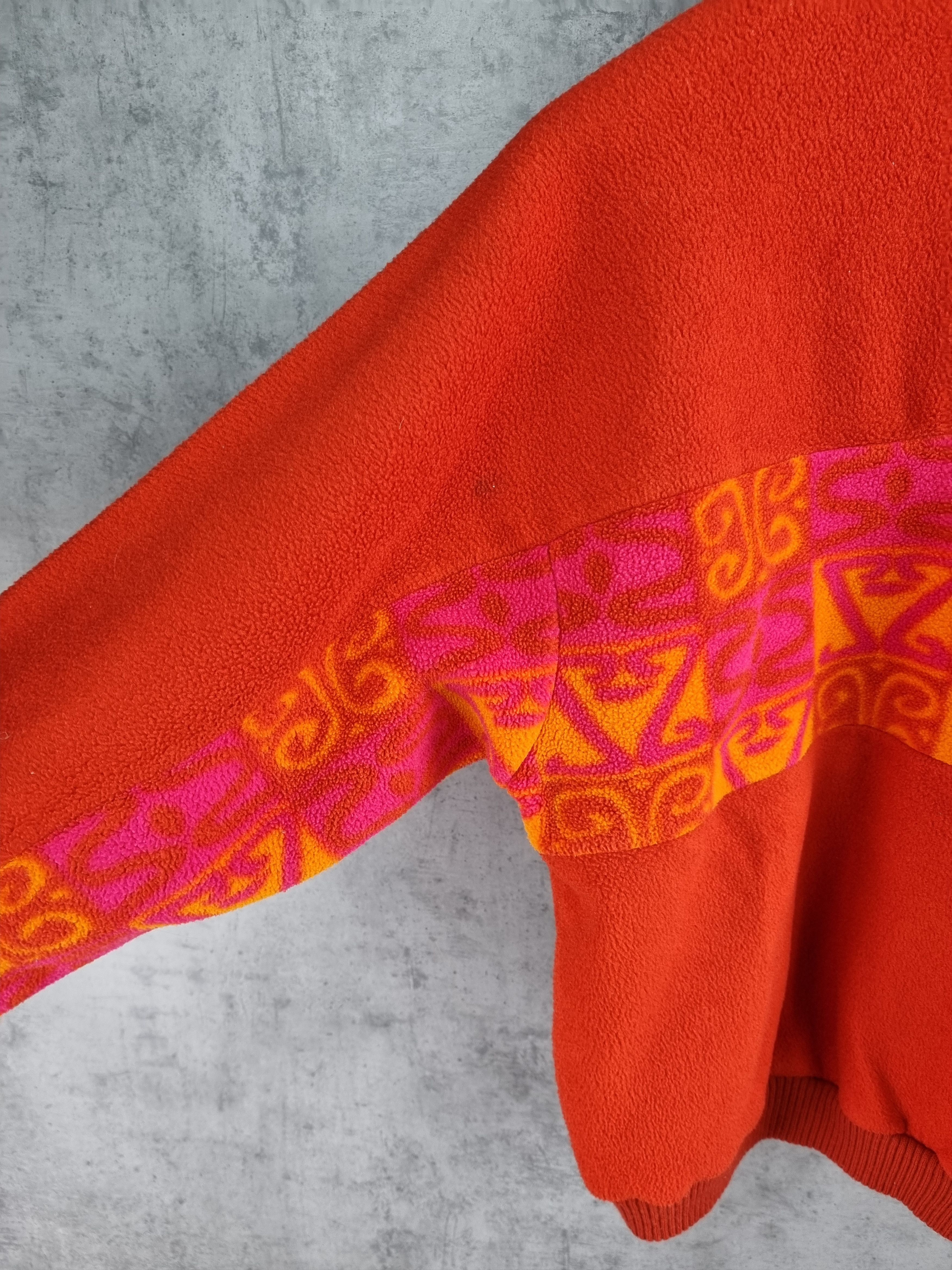 Vintage 80s Salewa Polartec Navajo Fleece Half Zip up England made Size US S / EU 44-46 / 1 - 13 Thumbnail