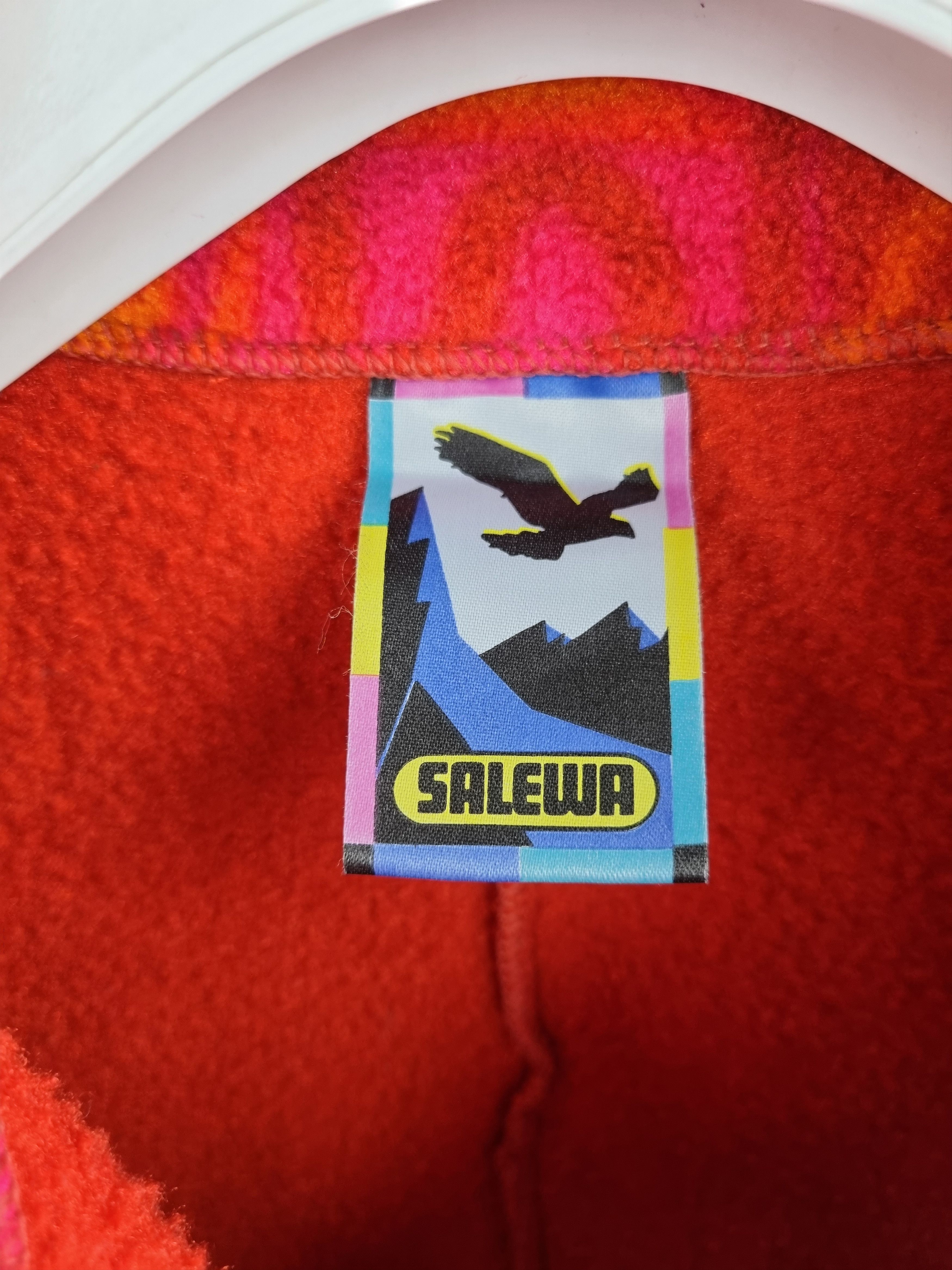 Vintage 80s Salewa Polartec Navajo Fleece Half Zip up England made Size US S / EU 44-46 / 1 - 16 Thumbnail