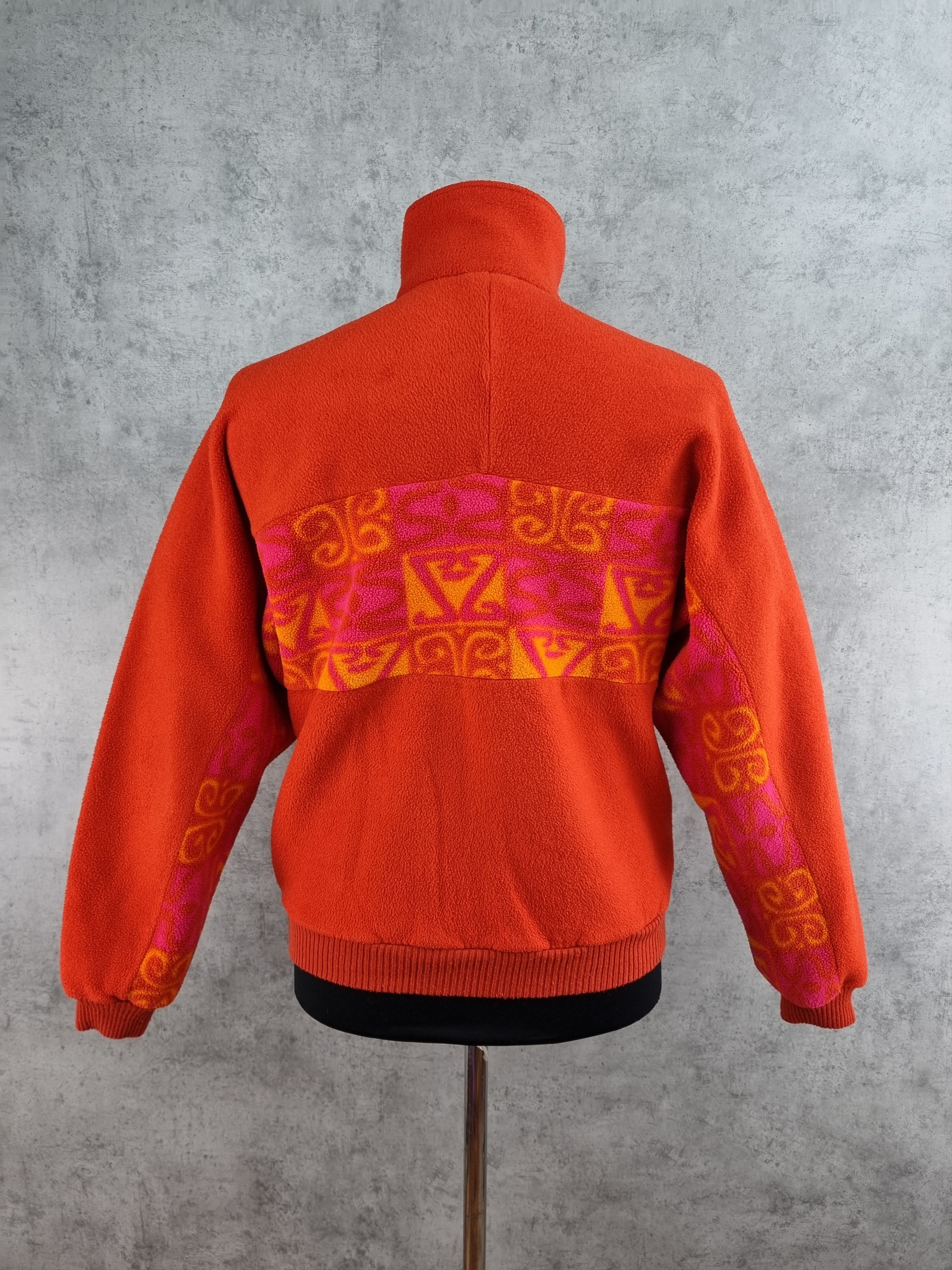 Vintage 80s Salewa Polartec Navajo Fleece Half Zip up England made Size US S / EU 44-46 / 1 - 8 Thumbnail