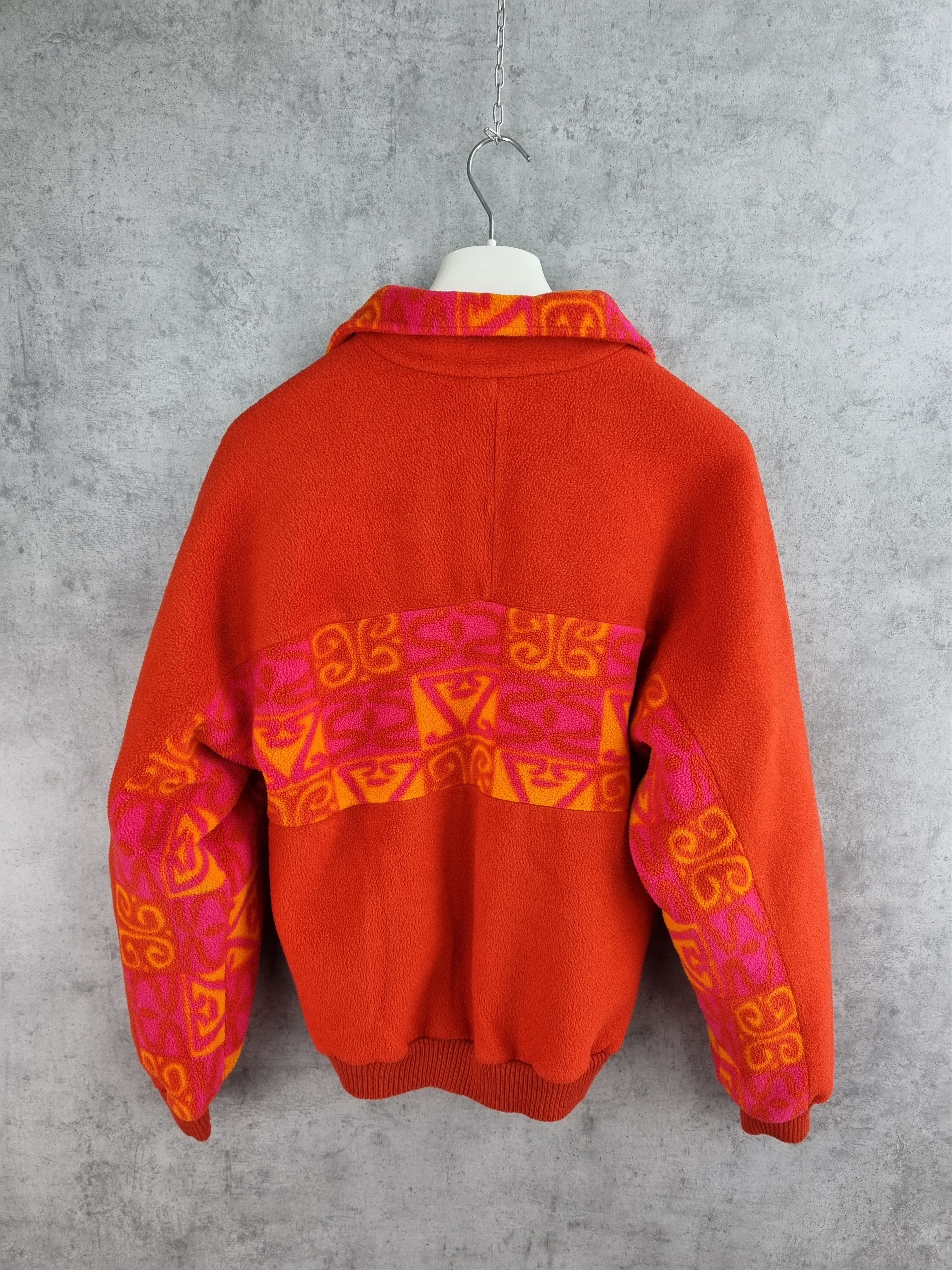 Vintage 80s Salewa Polartec Navajo Fleece Half Zip up England made Size US S / EU 44-46 / 1 - 9 Thumbnail