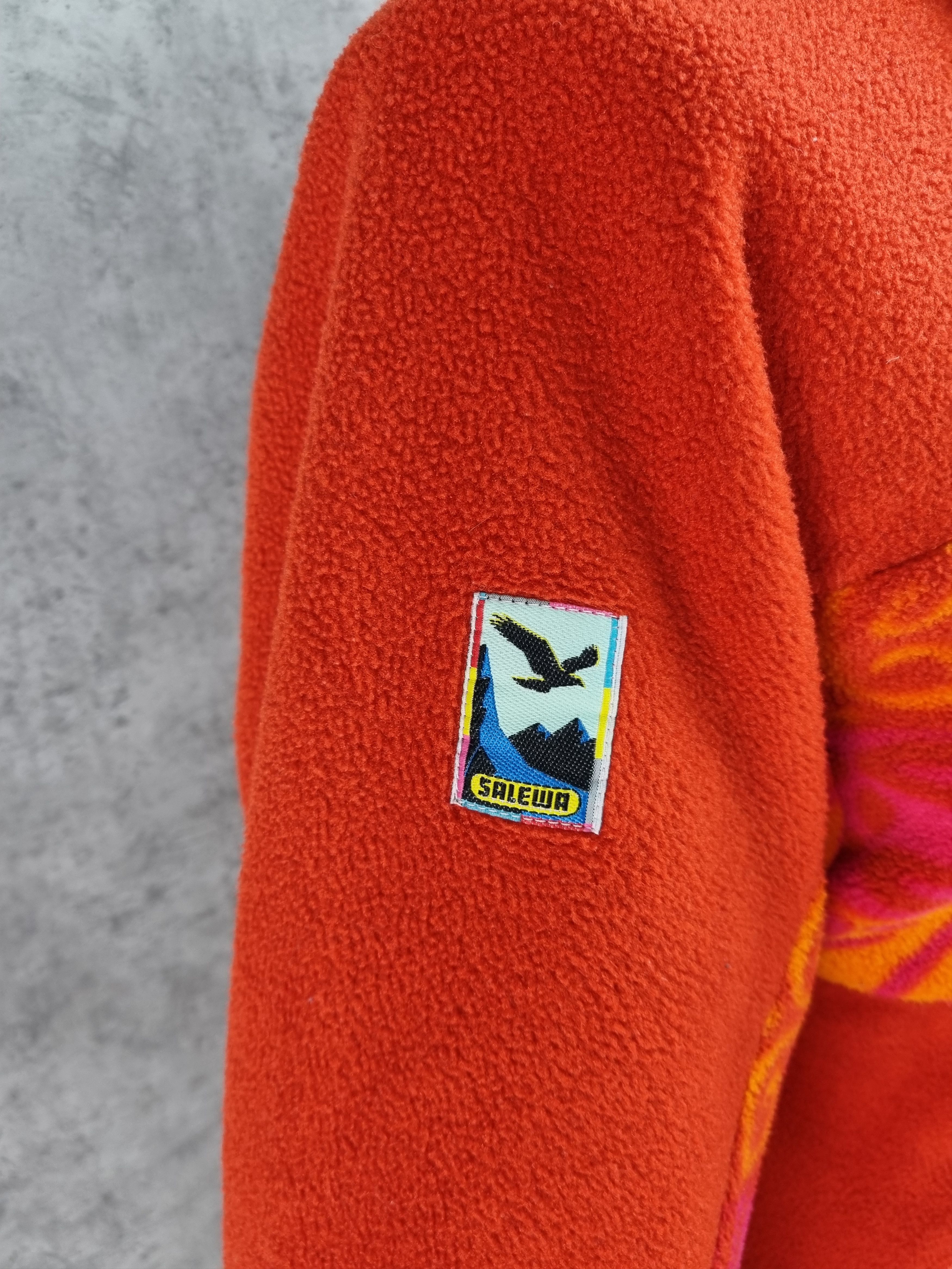 Vintage 80s Salewa Polartec Navajo Fleece Half Zip up England made Size US S / EU 44-46 / 1 - 15 Thumbnail