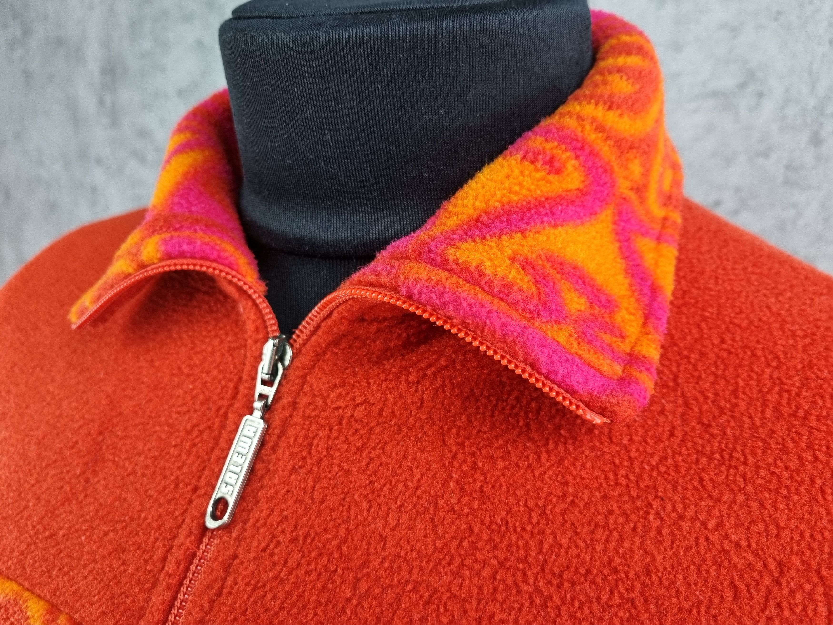 Vintage 80s Salewa Polartec Navajo Fleece Half Zip up England made Size US S / EU 44-46 / 1 - 18 Thumbnail