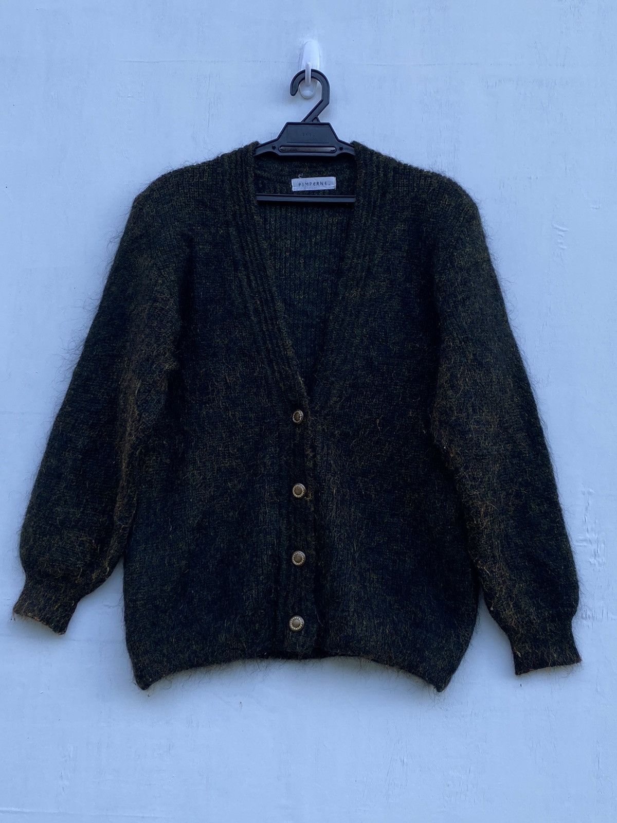 Japanese Brand × Vintage JAPAN PIMPERNE MOHAIR GREEN CHAMELEON KURT COBAIN STYLE Size M / US 6-8 / IT 42-44 - 1 Thumbnail