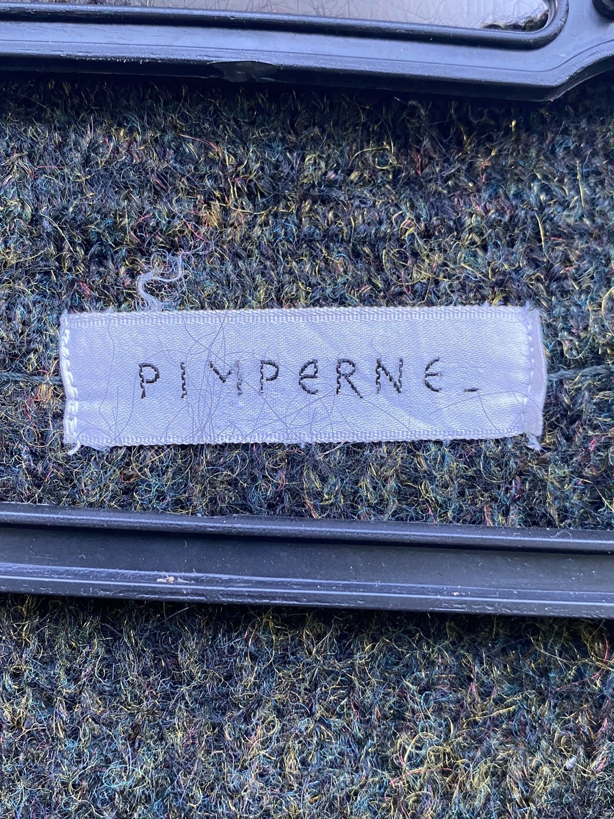 Japanese Brand × Vintage JAPAN PIMPERNE MOHAIR GREEN CHAMELEON KURT COBAIN STYLE Size M / US 6-8 / IT 42-44 - 3 Thumbnail