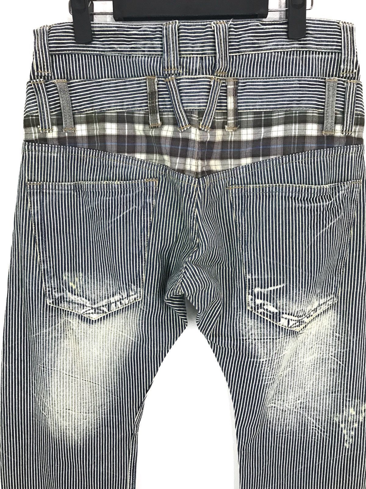 Japanese Brand Japanese Brand DOMINATE Checkered Striped Double Waist Size US 30 / EU 46 - 8 Thumbnail
