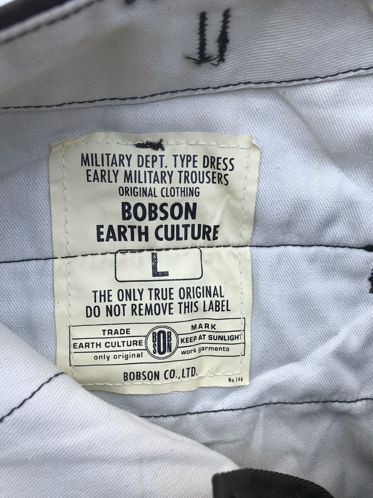 Japanese Brand Bobson Japan Military Style Trousers Casual Pants Size US 32 / EU 48 - 3 Thumbnail