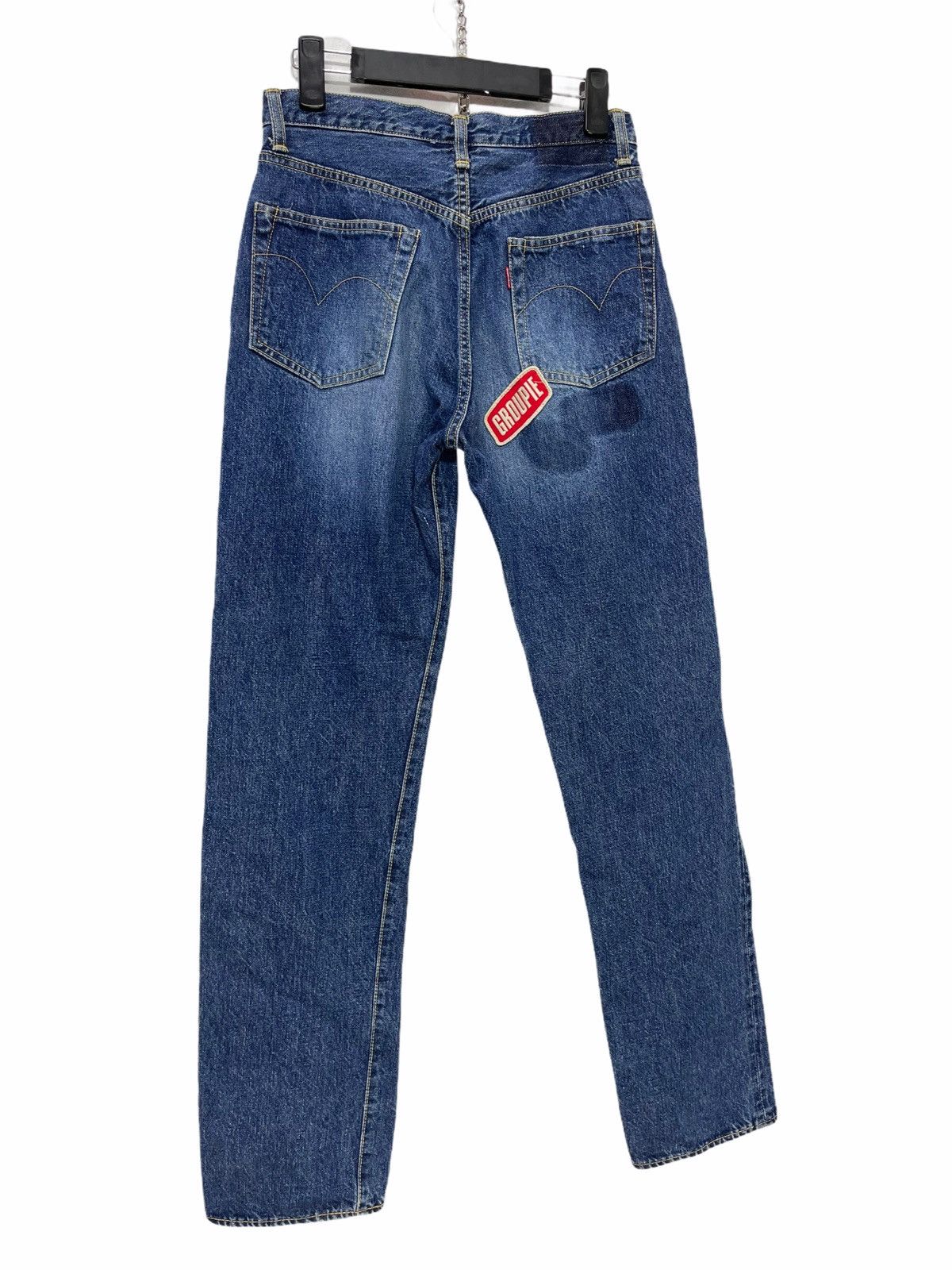 Hysteric Glamour 🎶Rare Vtg 90s Hysteric Groupie Denim Patches Straight 3🟦0 Size US 27 - 7 Thumbnail