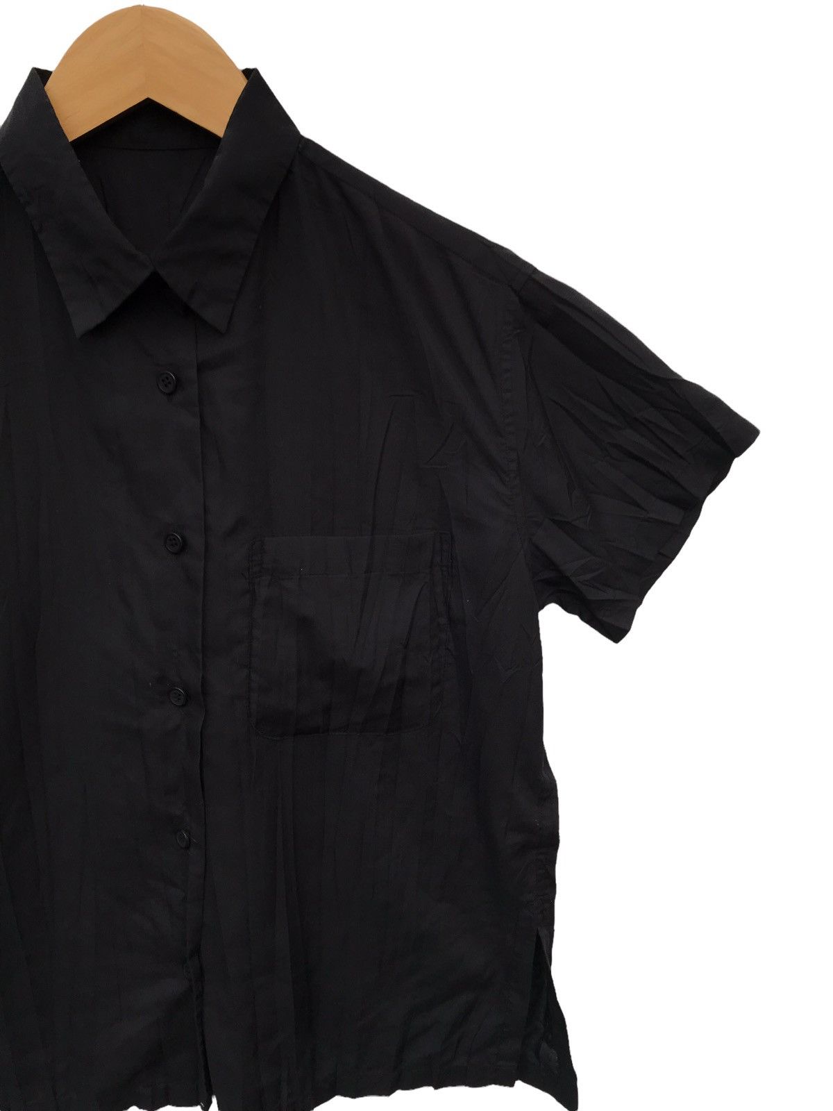 Issey Miyake Issey Miyake Women Button Ups Plain Shirt Size M / US 6-8 / IT 42-44 - 2 Thumbnail