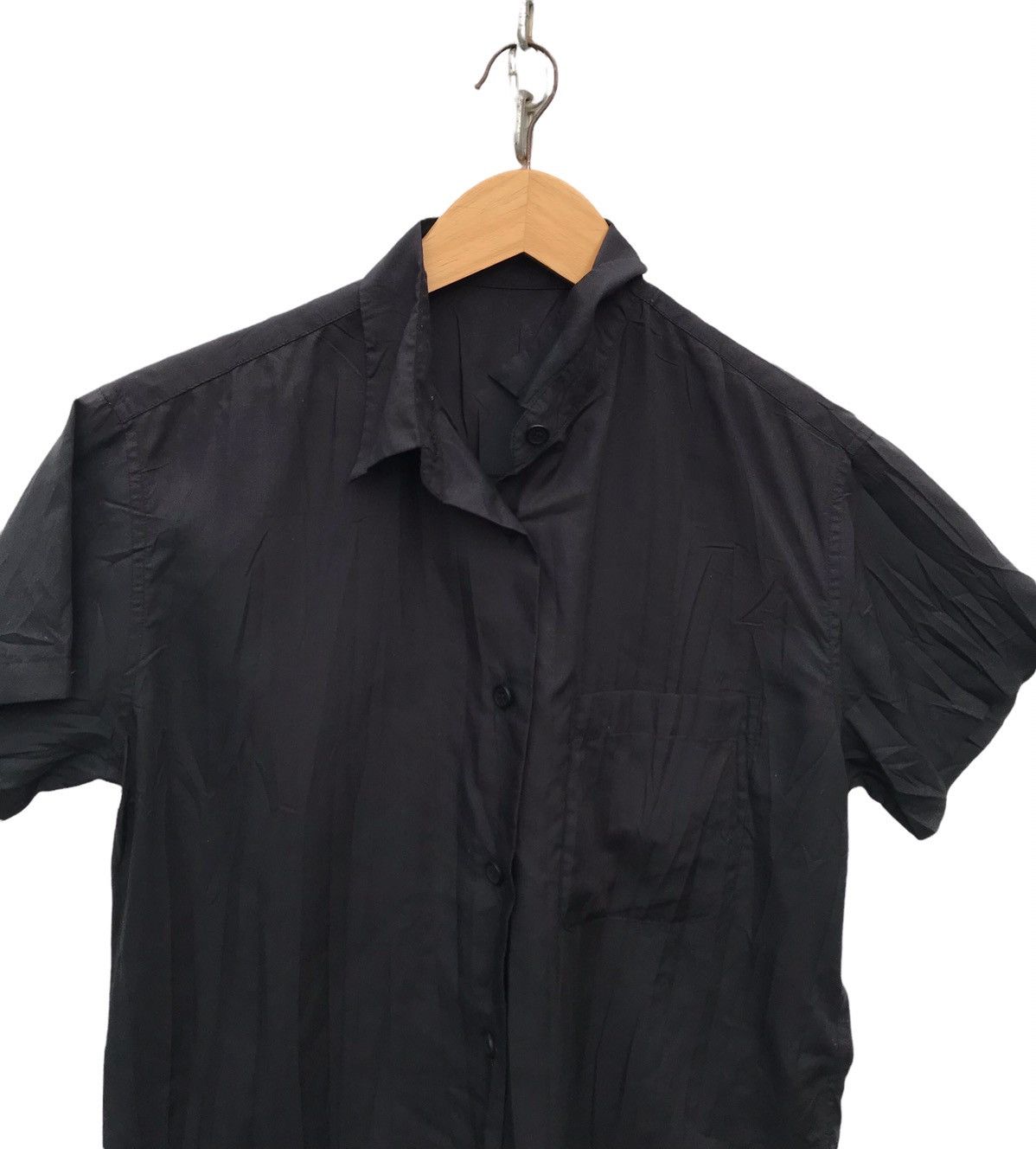 Issey Miyake Issey Miyake Women Button Ups Plain Shirt Size M / US 6-8 / IT 42-44 - 4 Thumbnail
