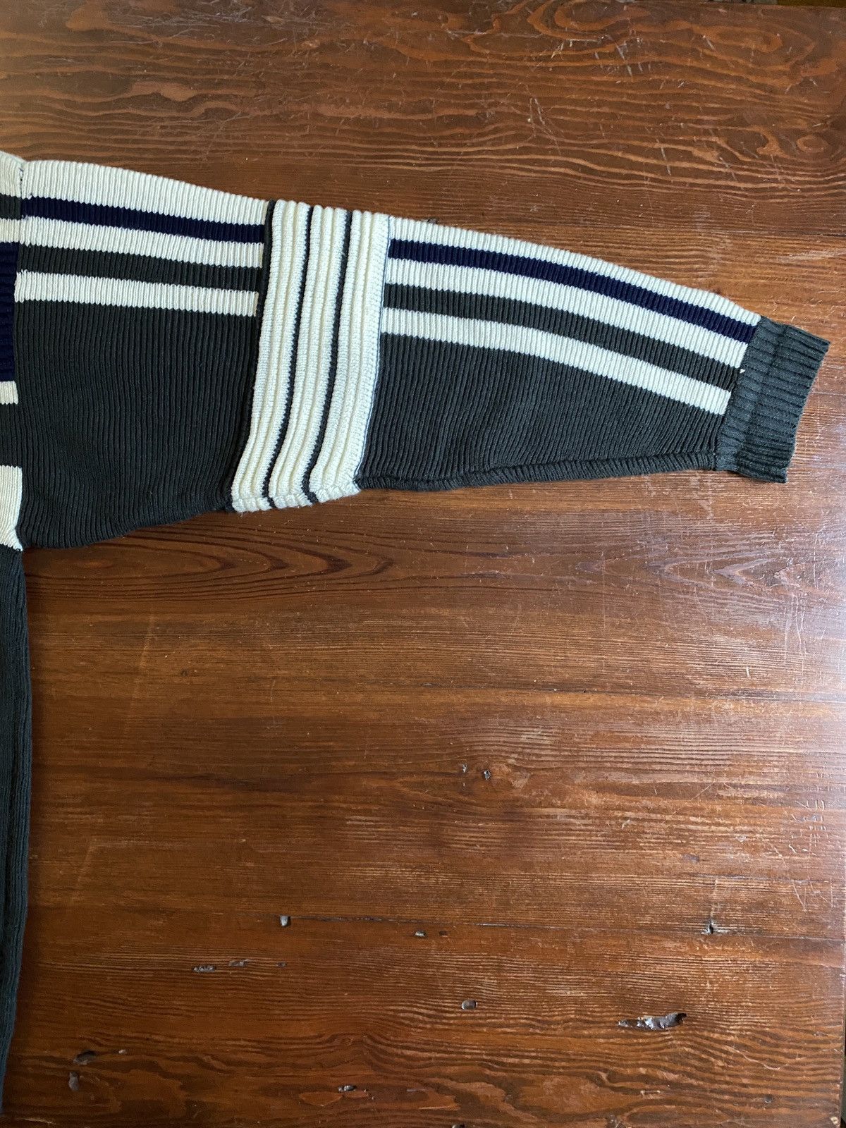 Polo Ralph Lauren Vintage 90’s Polo Ralph Lauren Sport Stripe Ribbed Sweater Size US XXL / EU 58 / 5 - 13 Thumbnail